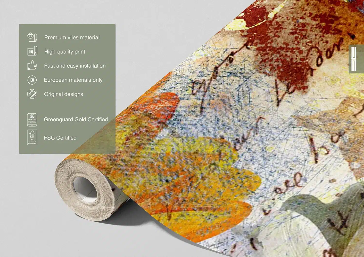 Floral Canvas Composition | Made-to-Measure Wallpaper | Artlook | FTNXXL 0335 7