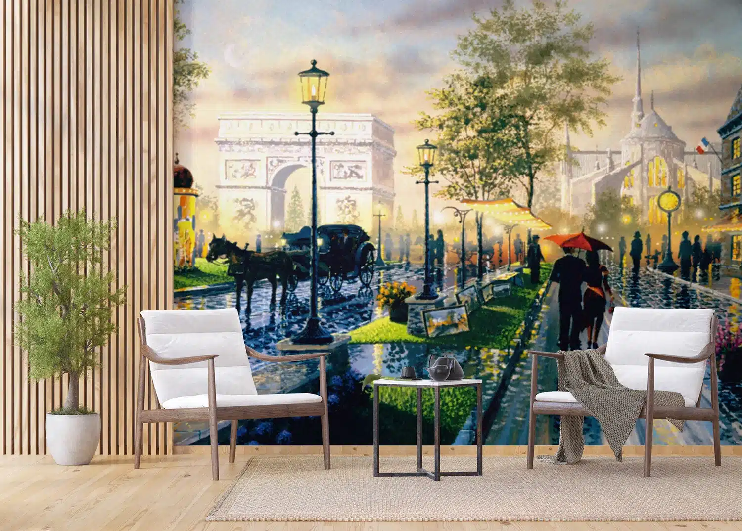 Rainy Paris | Made-to-Measure Wallpaper | Artlook | FTNXXL 0367 3