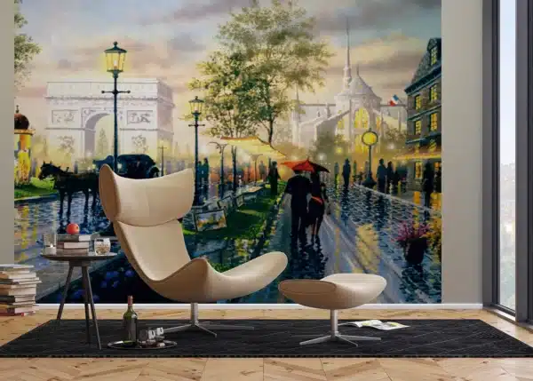 Rainy Paris | Made-to-Measure Wallpaper | Artlook | FTNXXL 0367