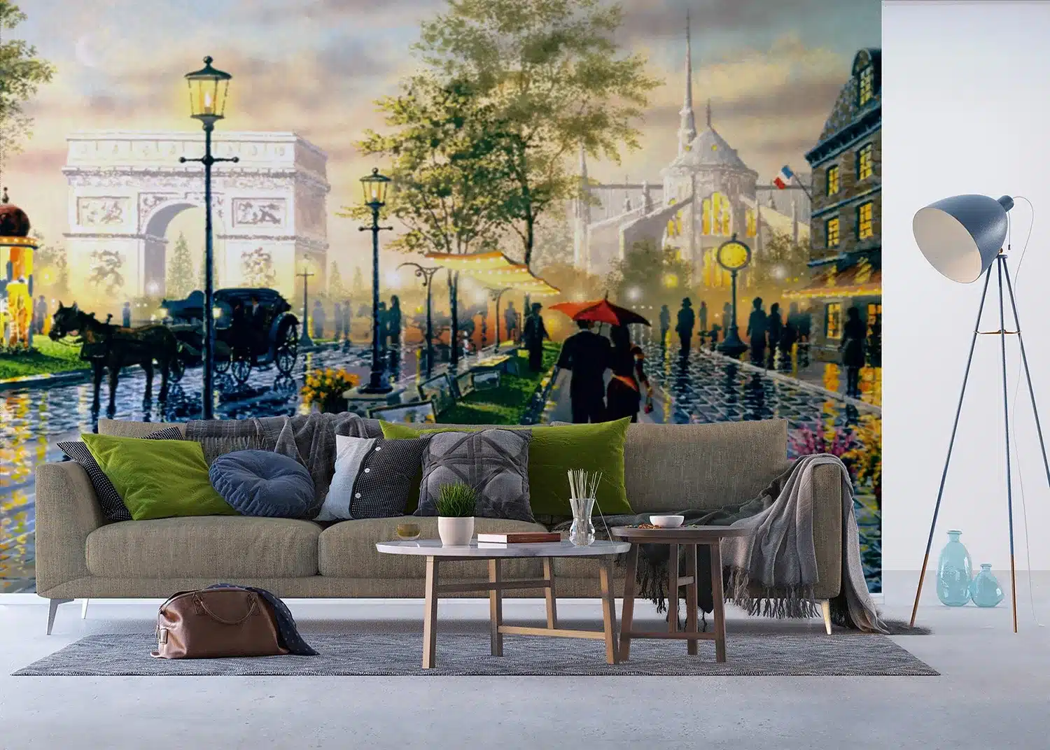 Rainy Paris | Made-to-Measure Wallpaper | Artlook | FTNXXL 0367 4