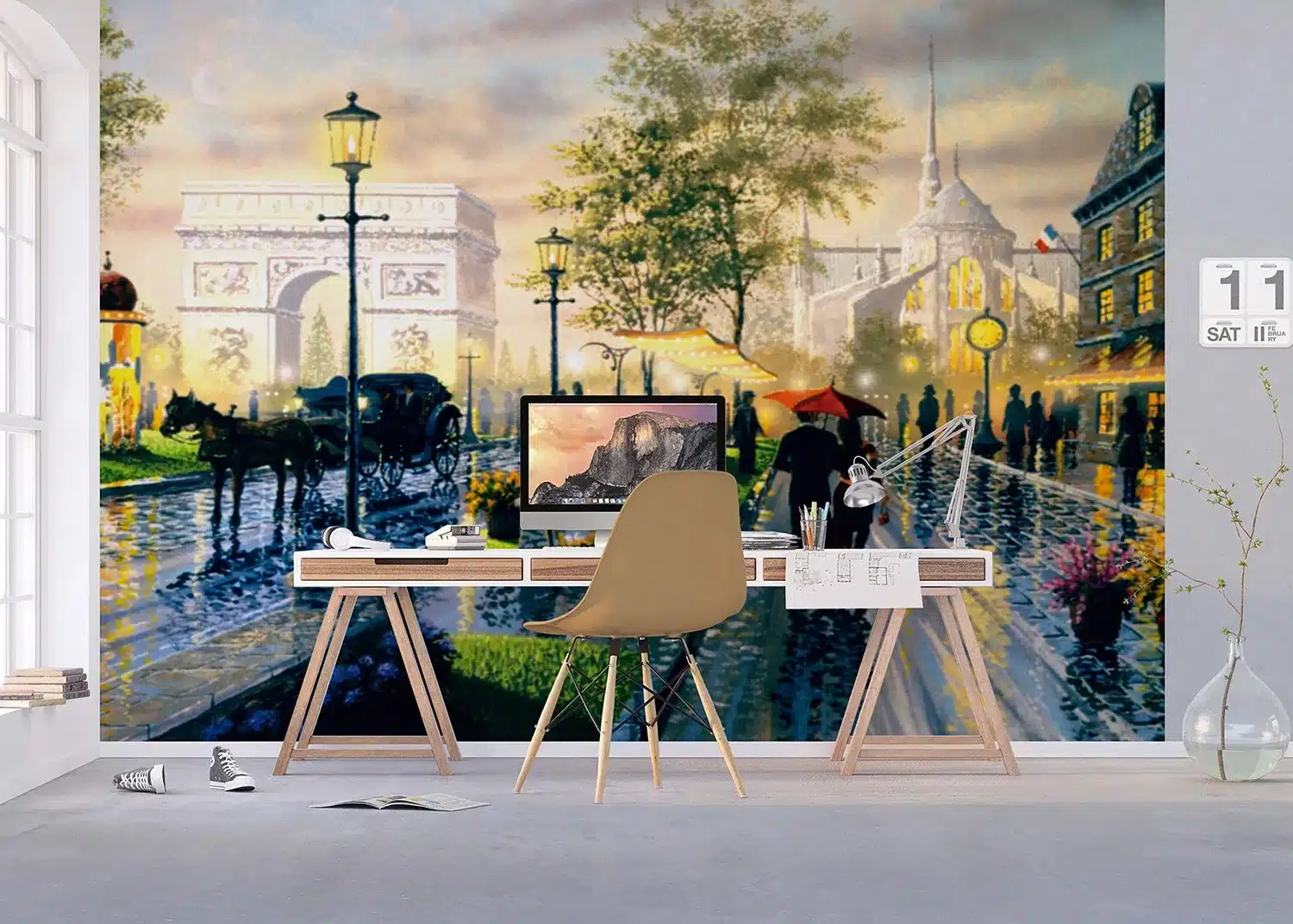 Rainy Paris | Made-to-Measure Wallpaper | Artlook | FTNXXL 0367 6