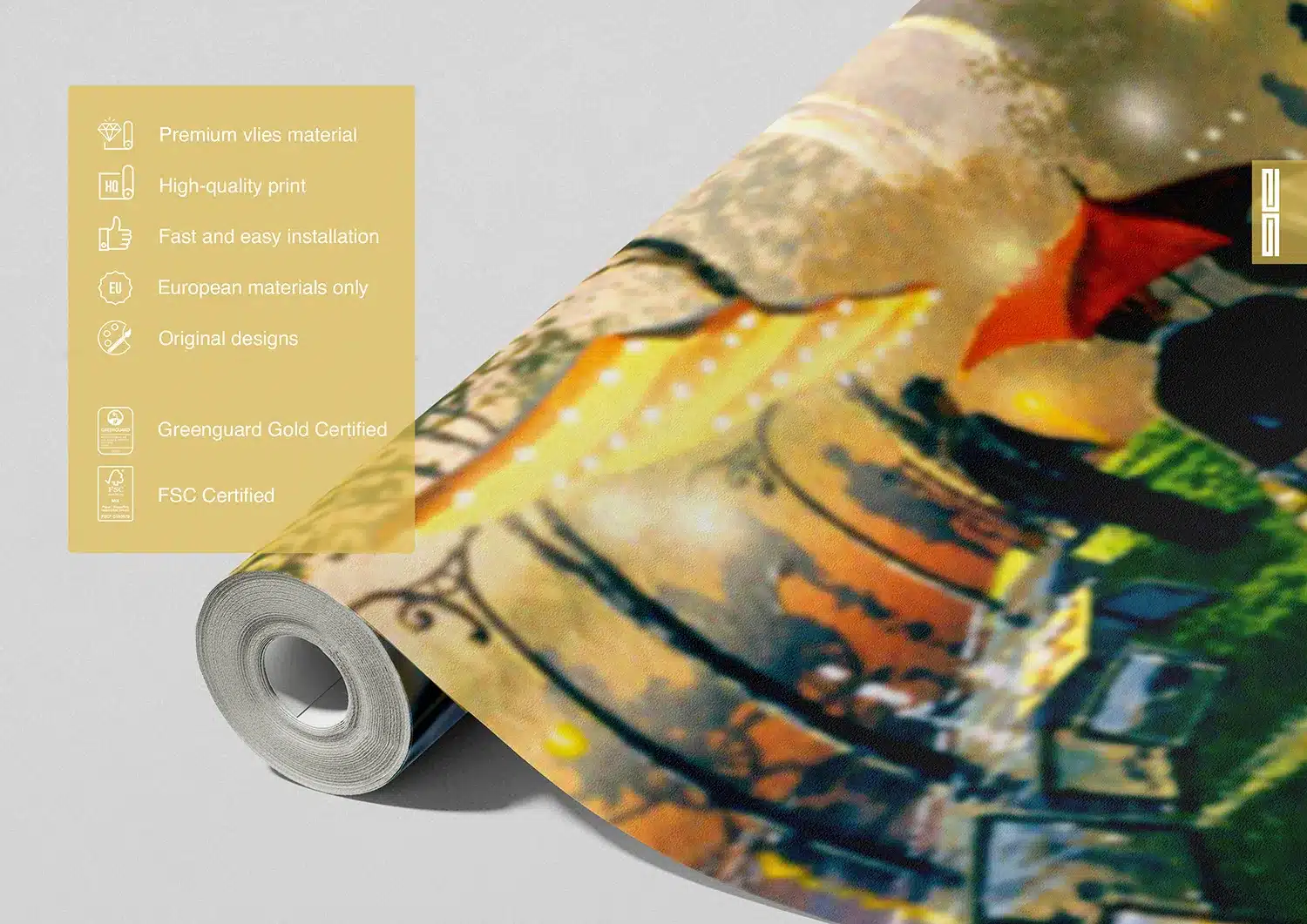 Rainy Paris | Made-to-Measure Wallpaper | Artlook | FTNXXL 0367 7