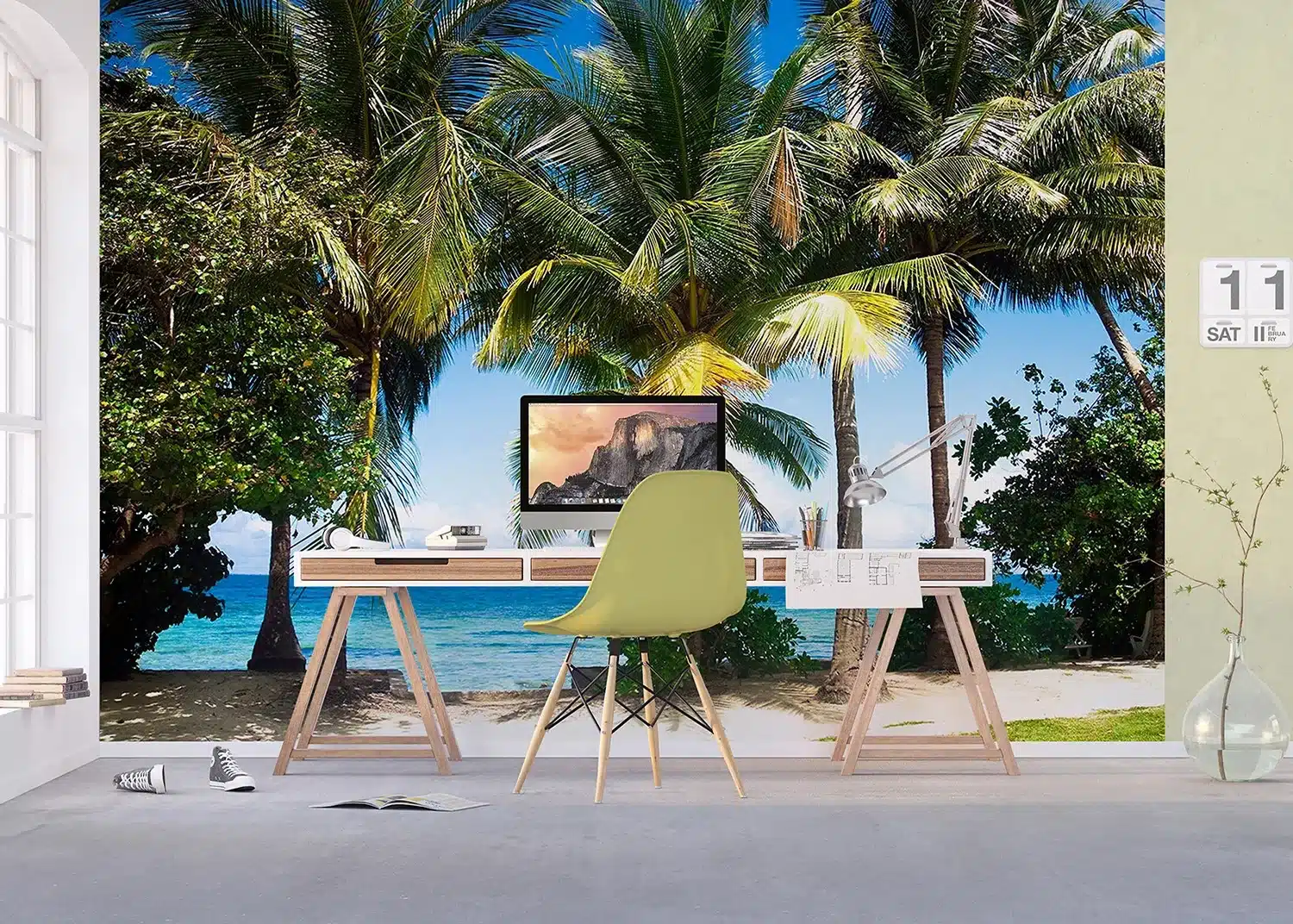 Beach Palms | Made-to-Measure Wallpaper | Artlook | FTNXXL 0384 6