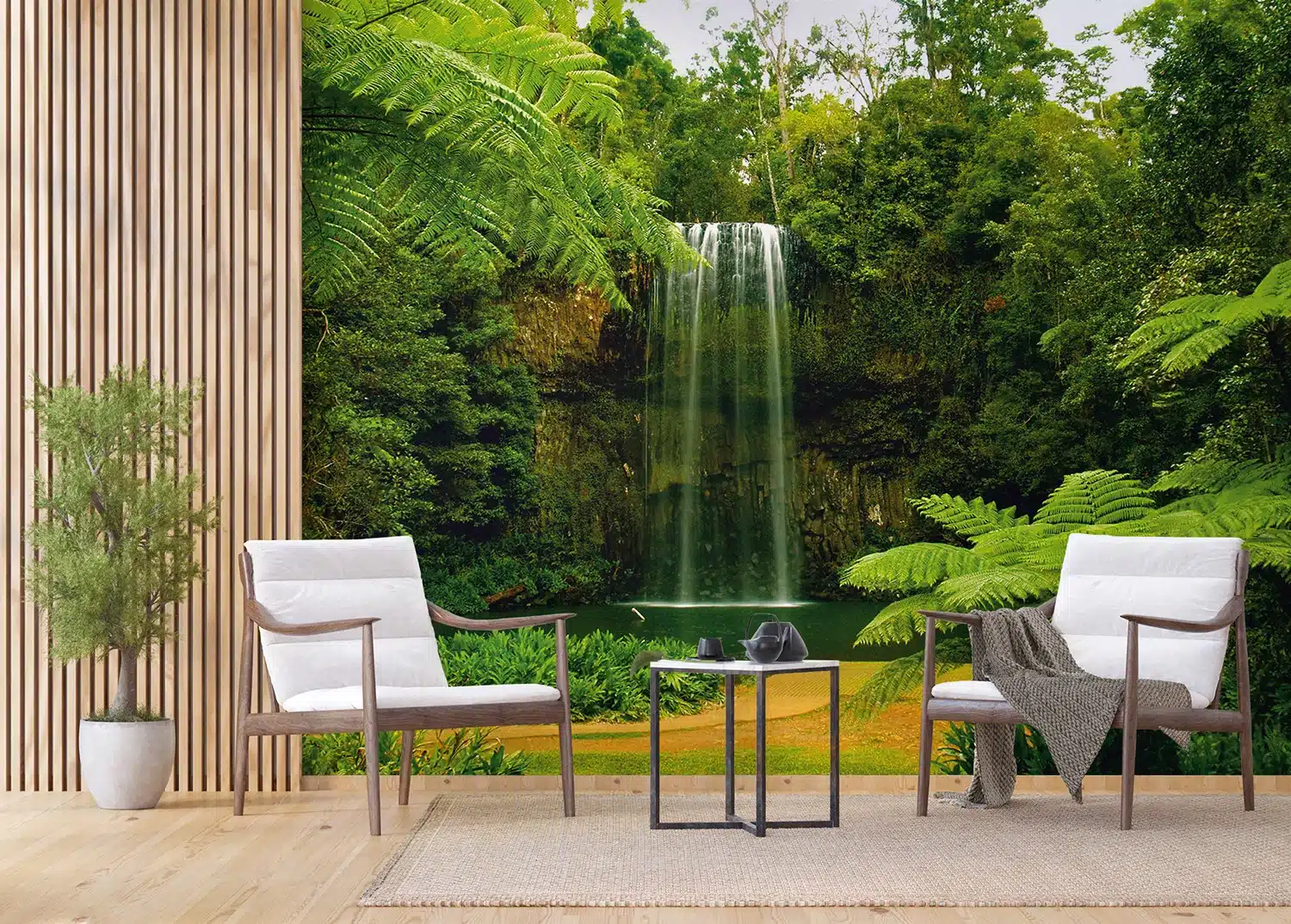 Prairie Waterfall  | Made-to-Measure Wallpaper | Artlook | FTNXXL 0386 3