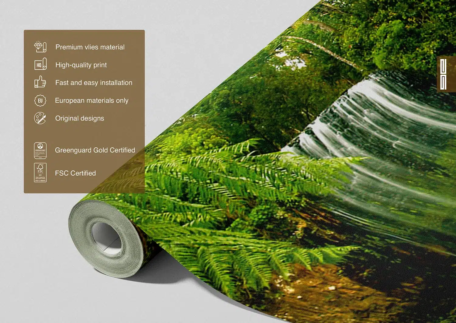 Prairie Waterfall  | Made-to-Measure Wallpaper | Artlook | FTNXXL 0386 7