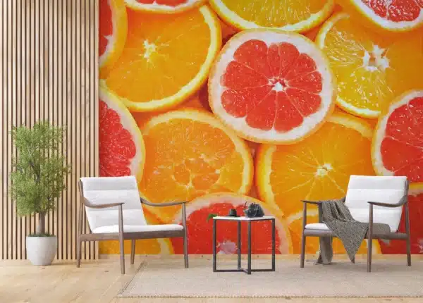 Bright Oranges | Made-to-Measure Wallpaper | Artlook | FTNXXL 0413