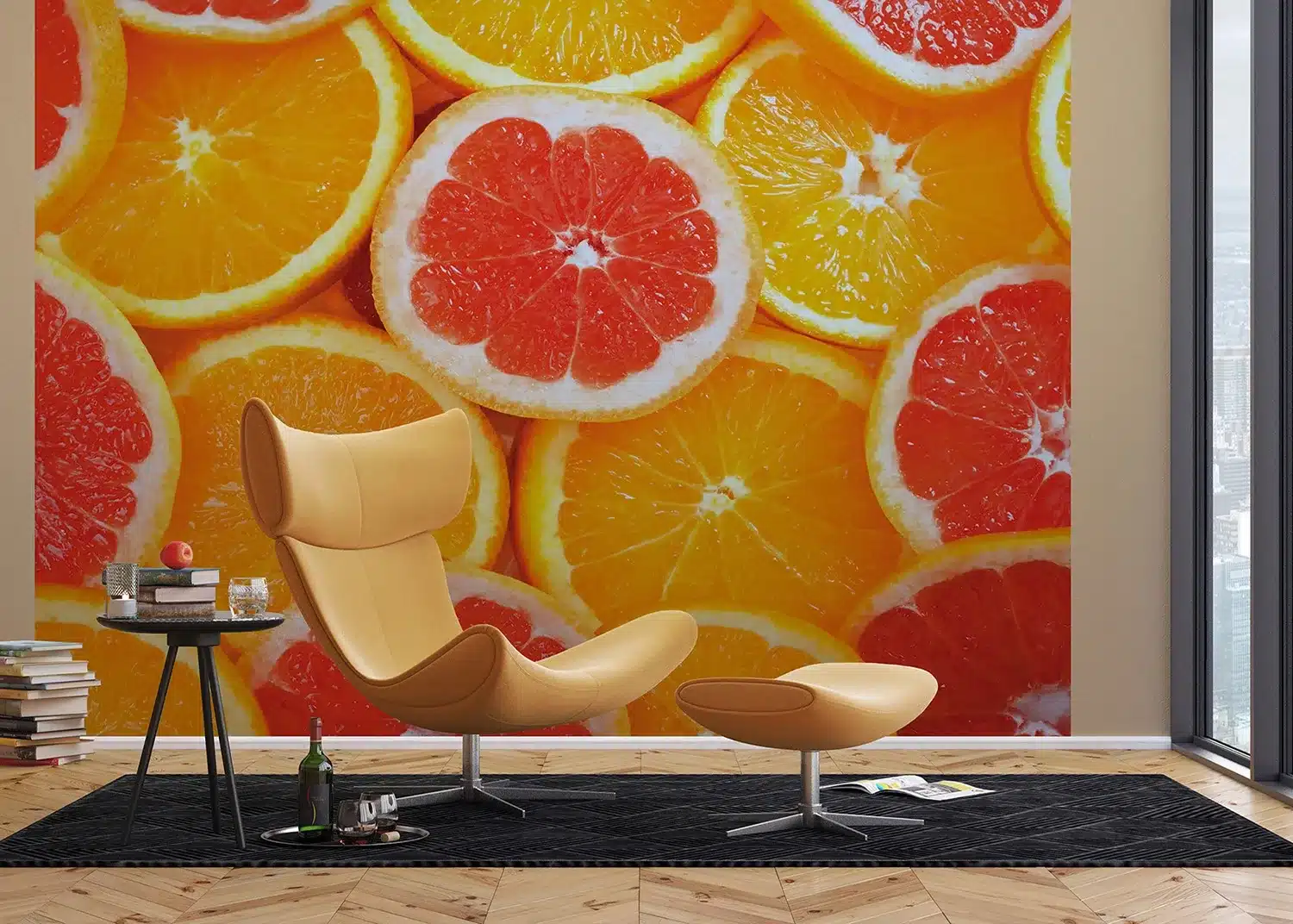 Bright Oranges | Made-to-Measure Wallpaper | Artlook | FTNXXL 0413 3