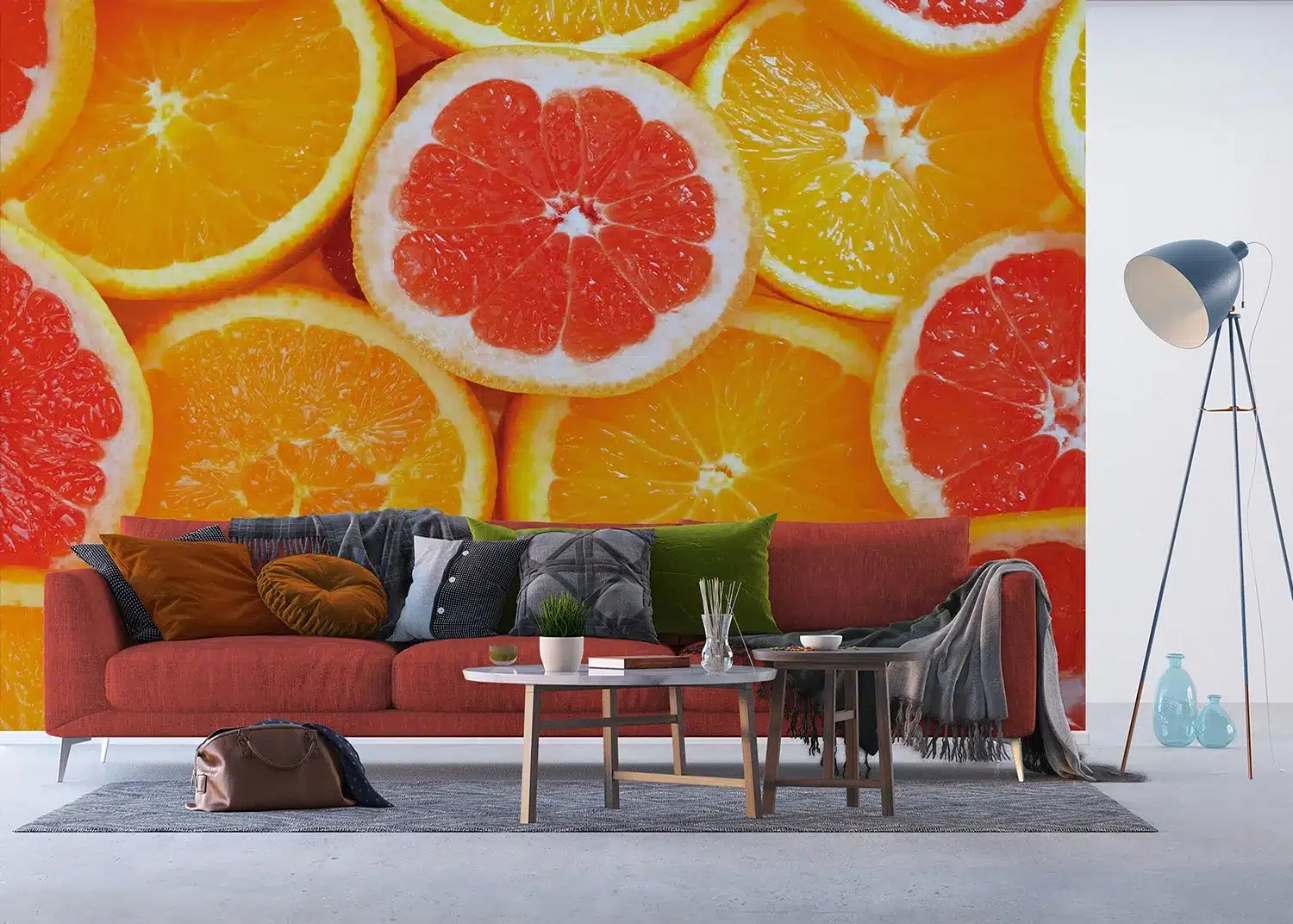 Bright Oranges | Made-to-Measure Wallpaper | Artlook | FTNXXL 0413 5