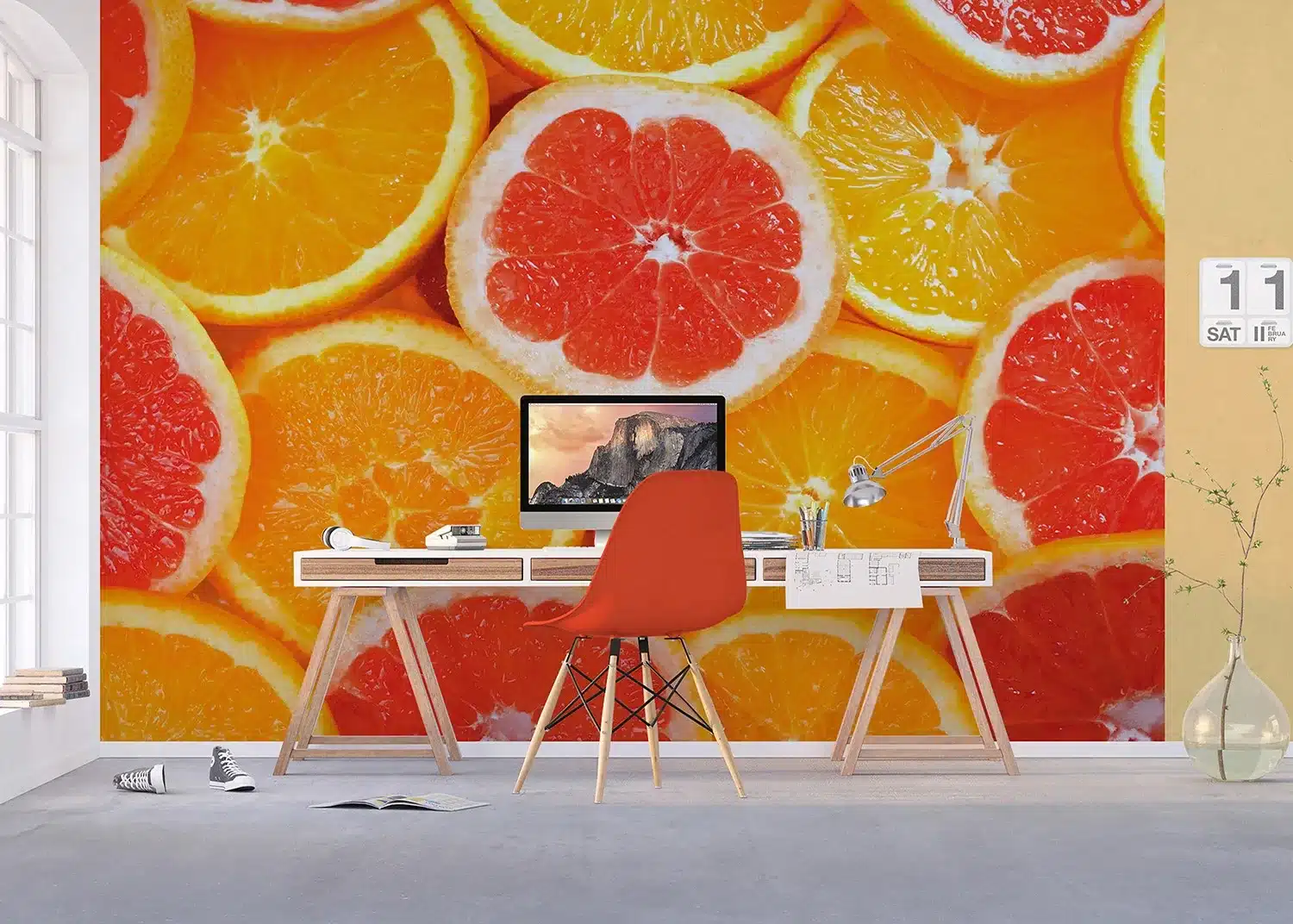 Bright Oranges | Made-to-Measure Wallpaper | Artlook | FTNXXL 0413 6