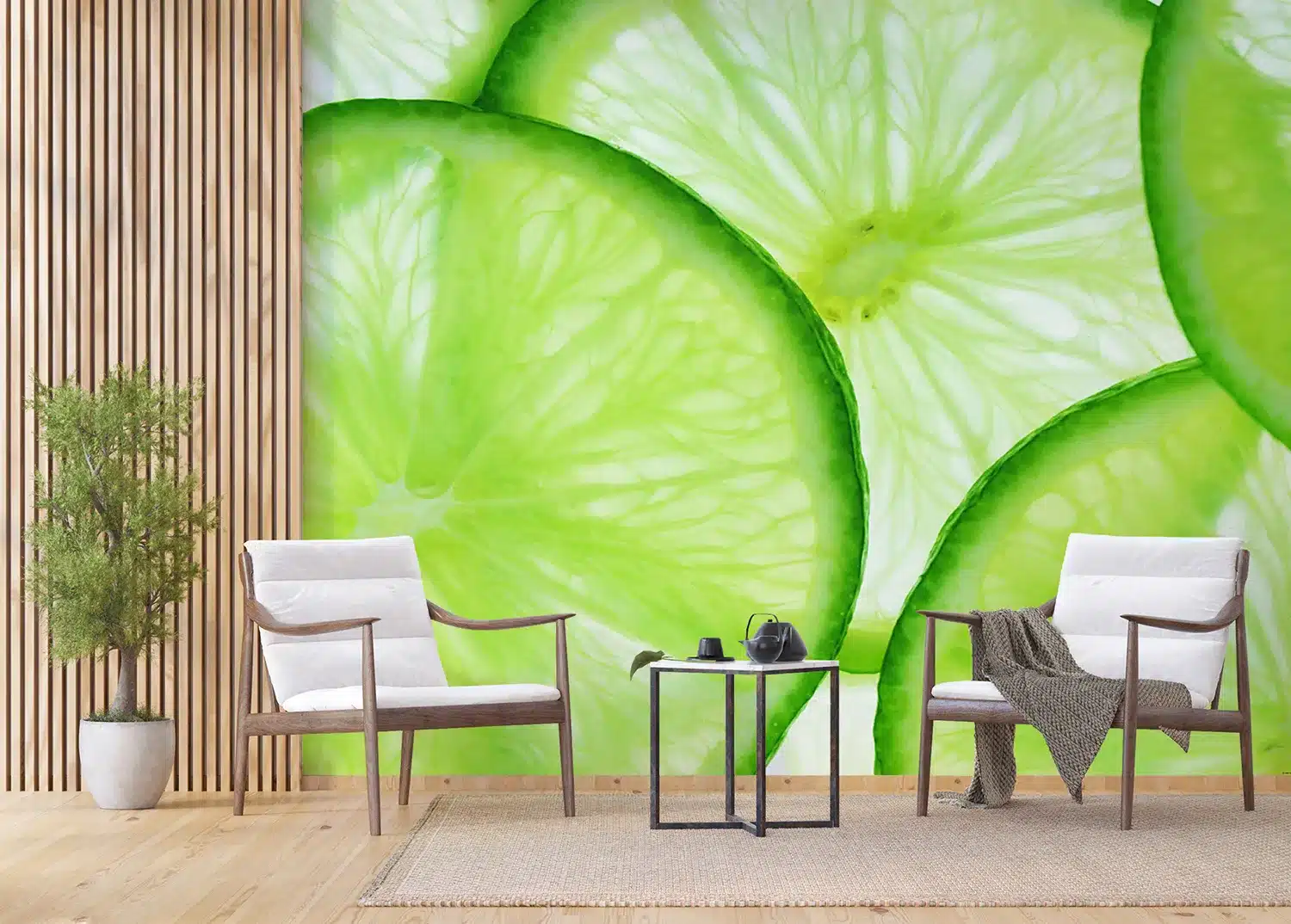 Green Limes | Made-to-Measure Wallpaper | Artlook | FTNXXL 0440