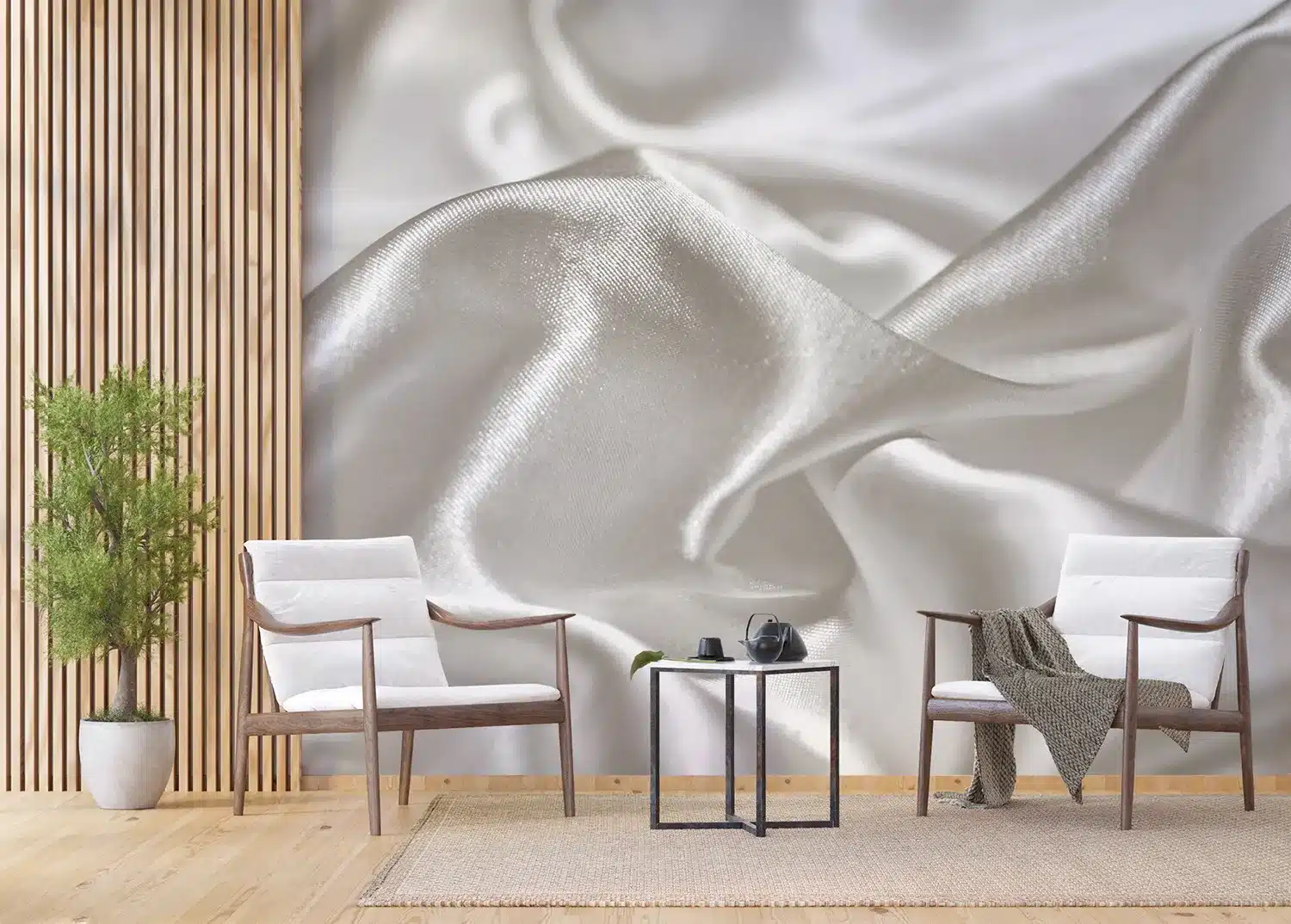 White Silk | Made-to-Measure Wallpaper | Artlook | FTNXXL 0451 3