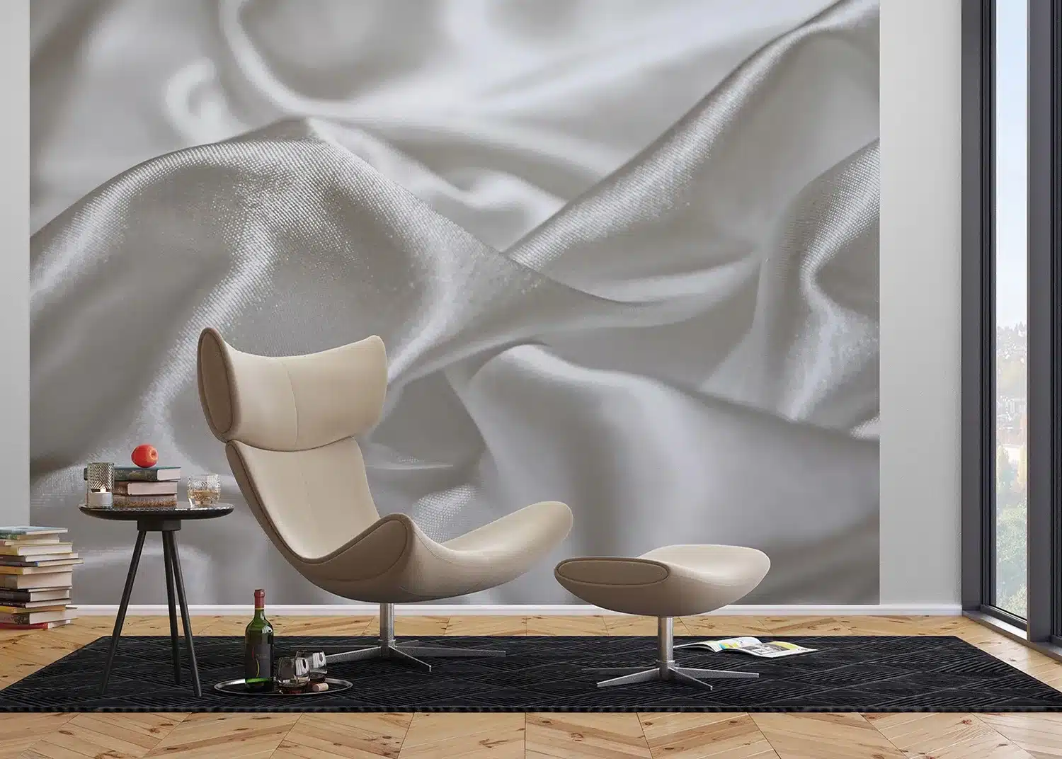 White Silk | Made-to-Measure Wallpaper | Artlook | FTNXXL 0451