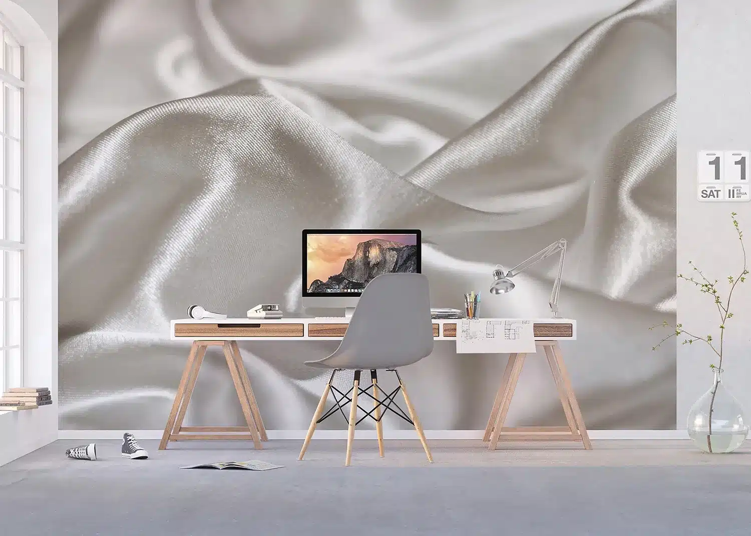 White Silk | Made-to-Measure Wallpaper | Artlook | FTNXXL 0451 5
