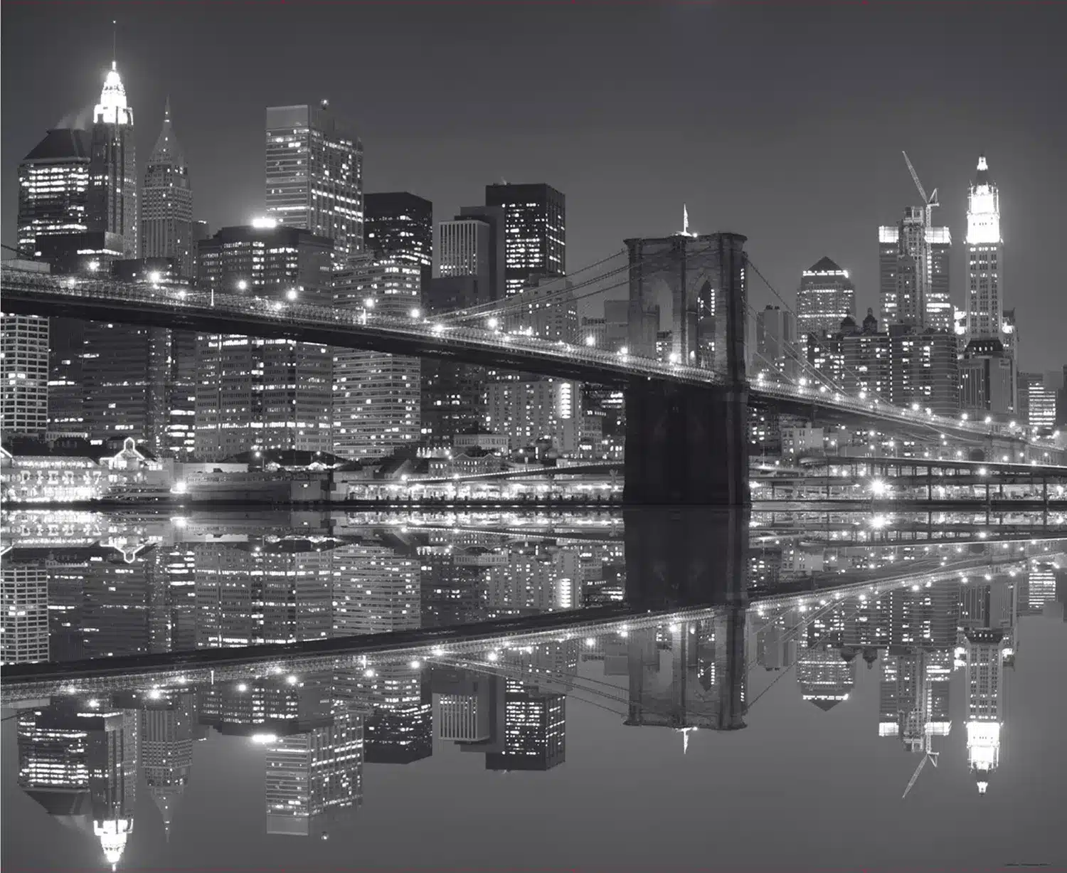 Brooklyn Bridge Night Sight | Made-to-Measure Wallpaper | Artlook | FTNXXL 0471