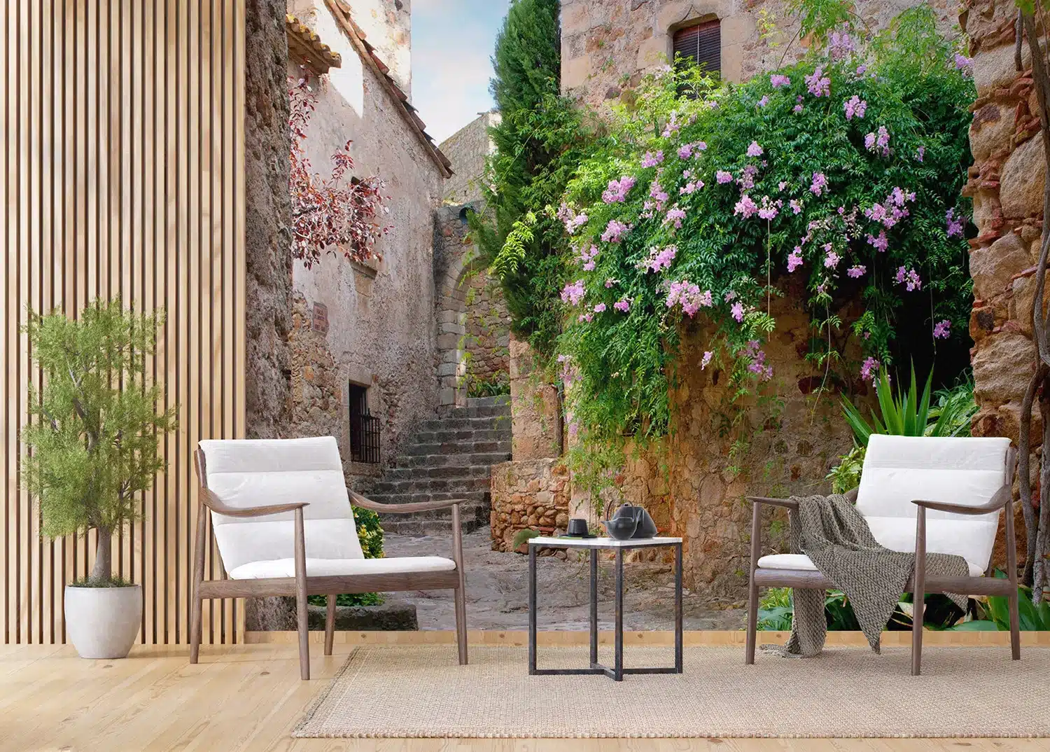 Provence Backyard | Made-to-Measure Wallpaper | Artlook | FTNXXL 1145 3