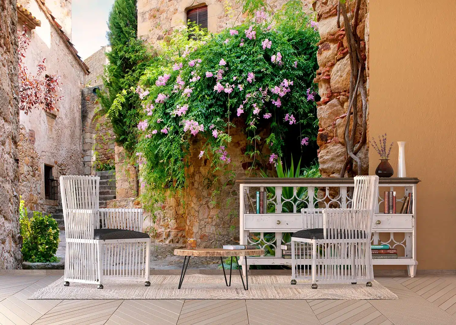 Provence Backyard | Made-to-Measure Wallpaper | Artlook | FTNXXL 1145