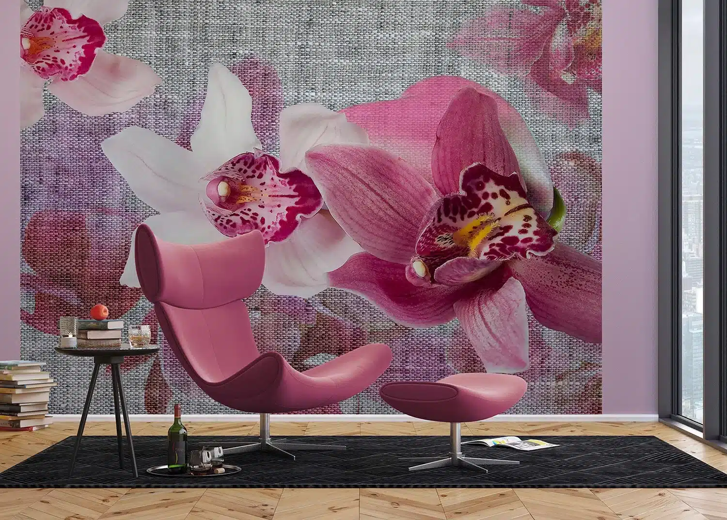 Orchid Canvas | Made-to-Measure Wallpaper | Artlook | FTNXXL 1148