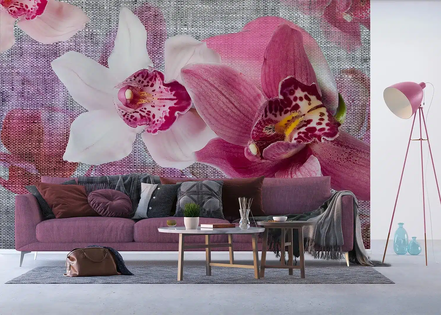Orchid Canvas | Made-to-Measure Wallpaper | Artlook | FTNXXL 1148 4
