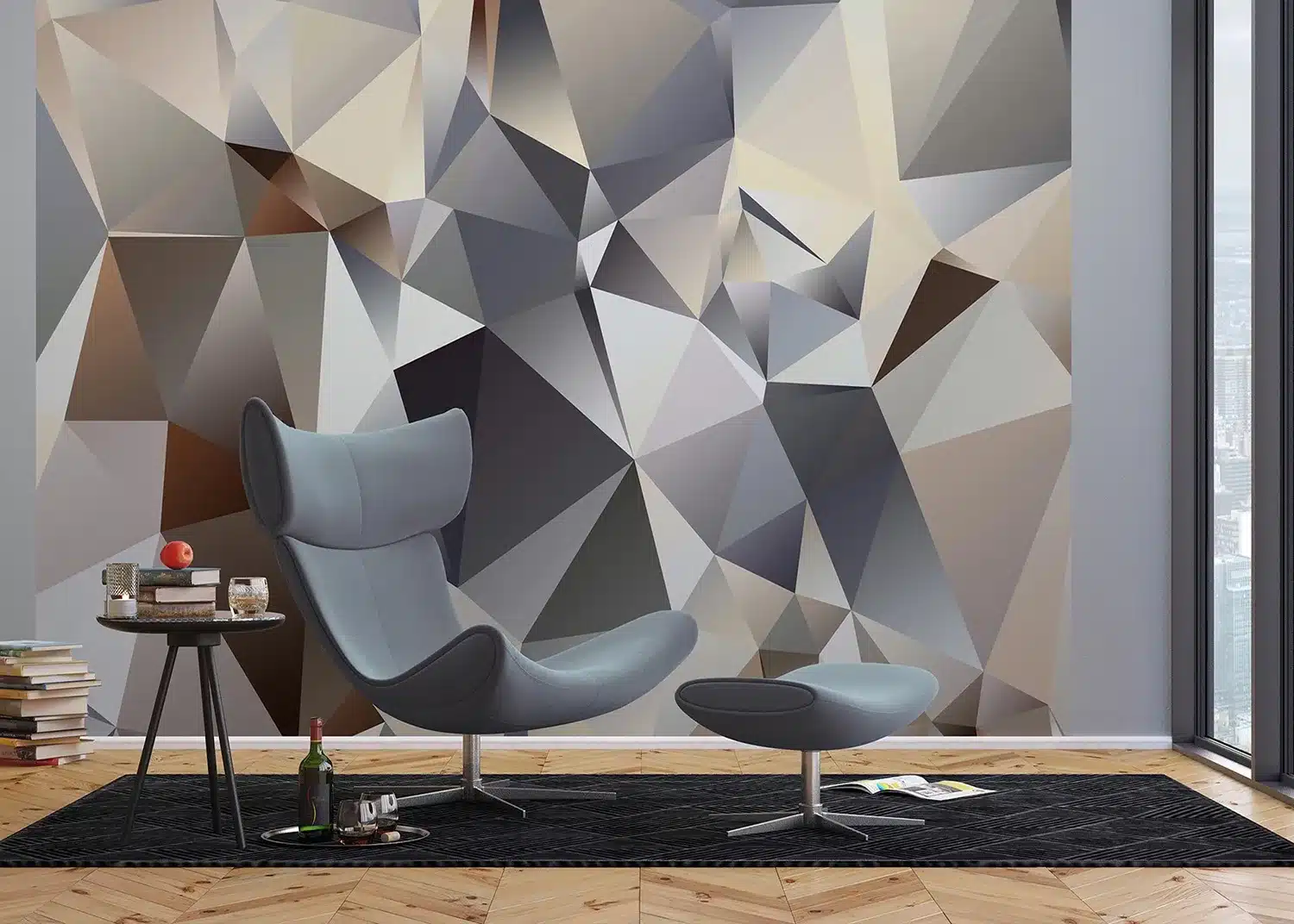 Geometric Composition | Made-to-Measure Wallpaper | Artlook | FTNXXL 1212 4