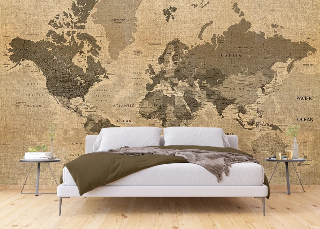 Wall Mural Map, Made to Measure, FTNXXL 1215 2