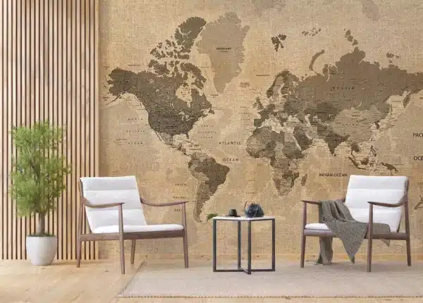 Old World Map | Made-to-Measure Wallpaper | Artlook | FTNXXL 1215