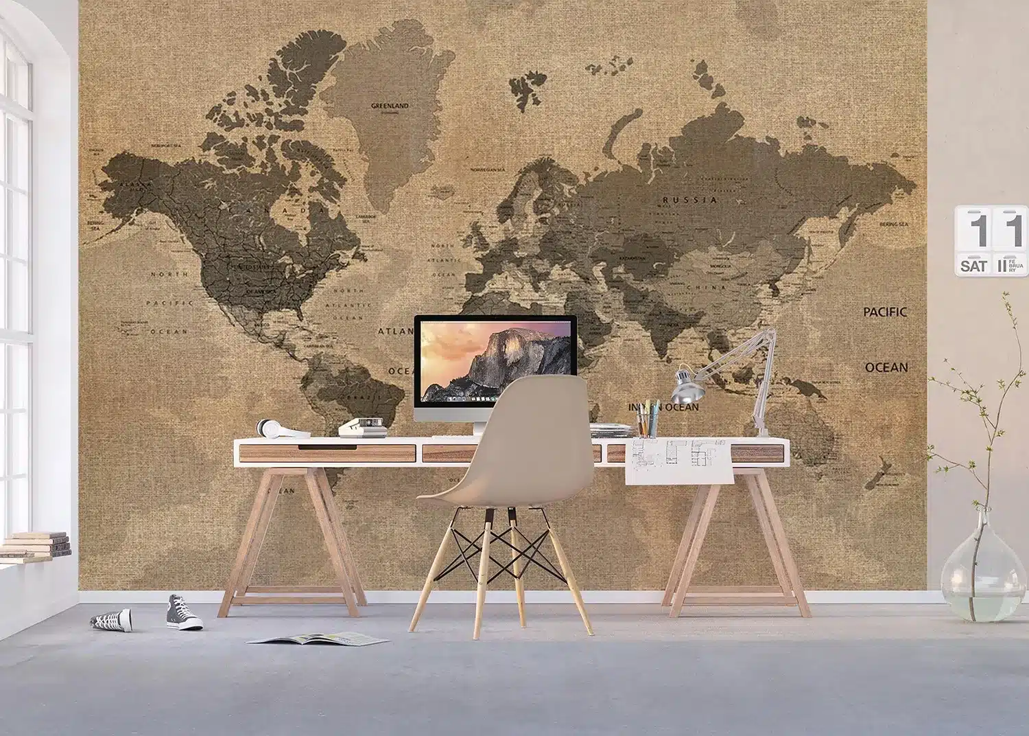 Old World Map | Made-to-Measure Wallpaper | Artlook | FTNXXL 1215 5
