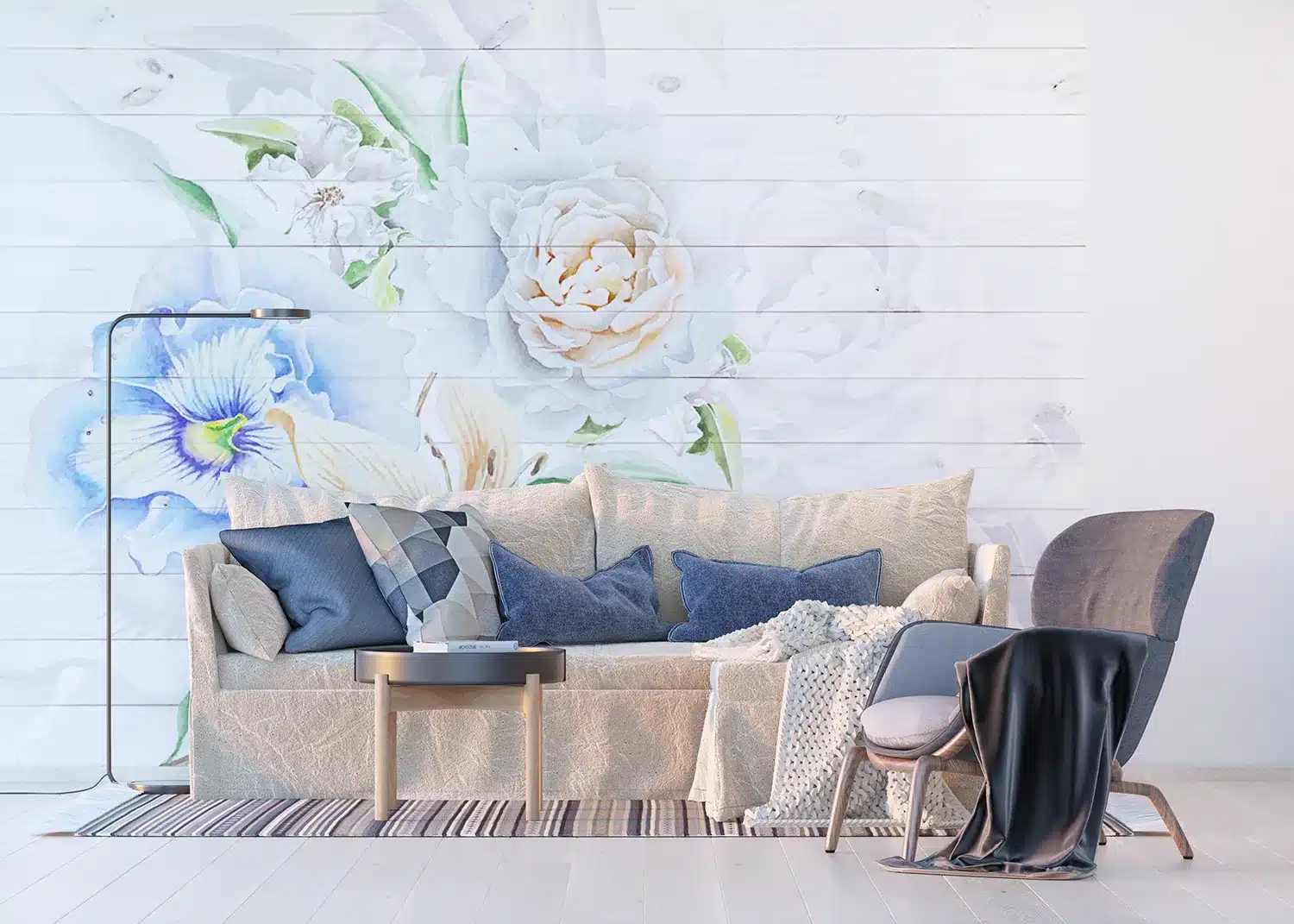 Flowers Board | Made-to-Measure Wallpaper | Artlook | FTNXXL 1218