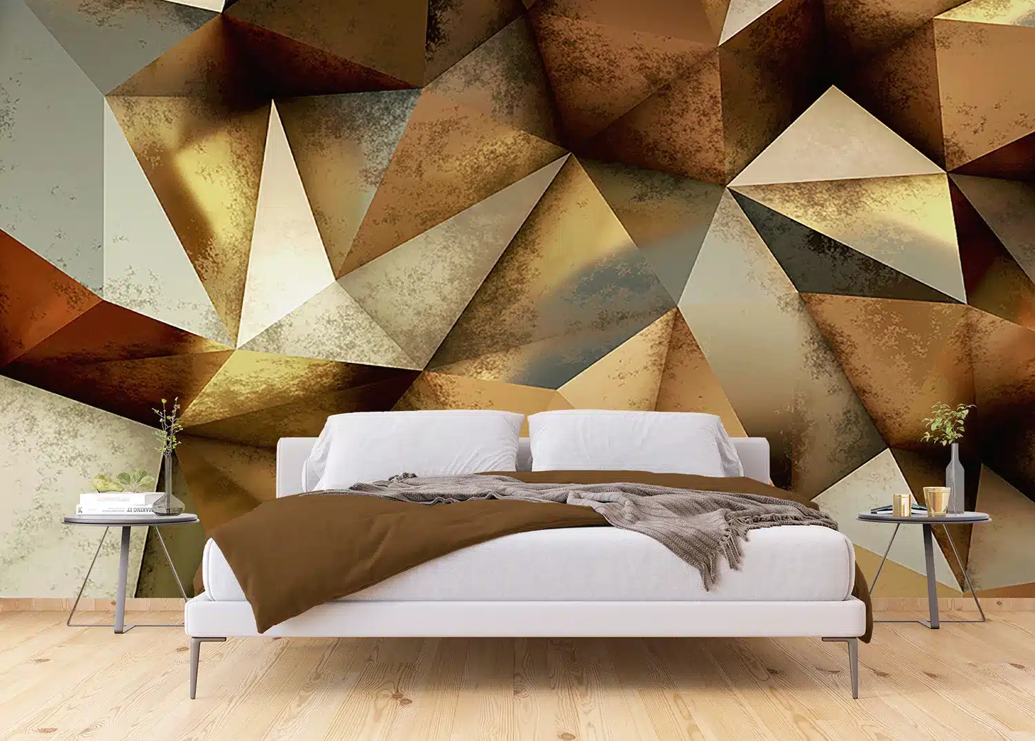 Bronze Triangles | Made-to-Measure Wallpaper | Artlook | FTNXXL 1221 2
