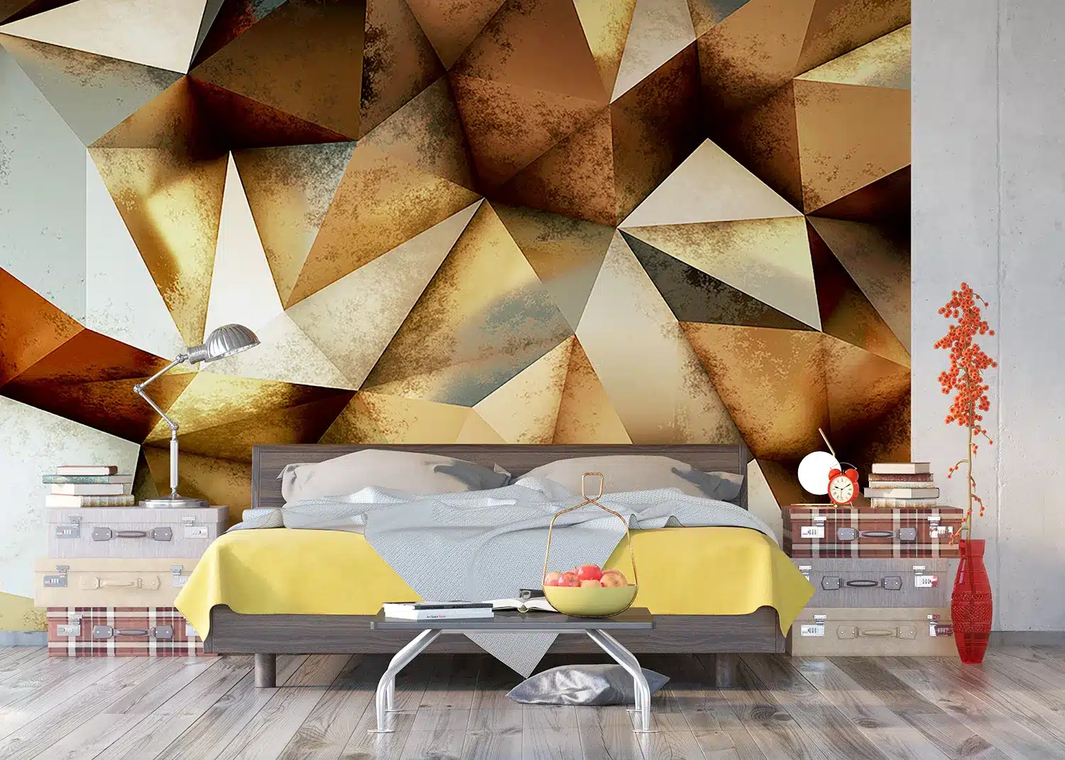 Bronze Triangles | Made-to-Measure Wallpaper | Artlook | FTNXXL 1221 5