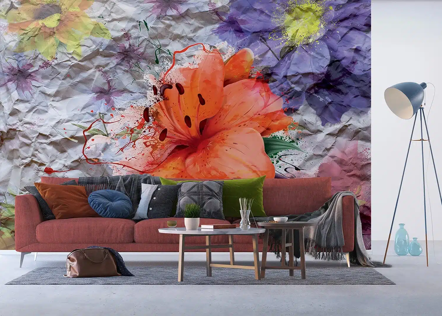 Paper Flowers | Made-to-Measure Wallpaper | Artlook | FTNXXL 1223 5