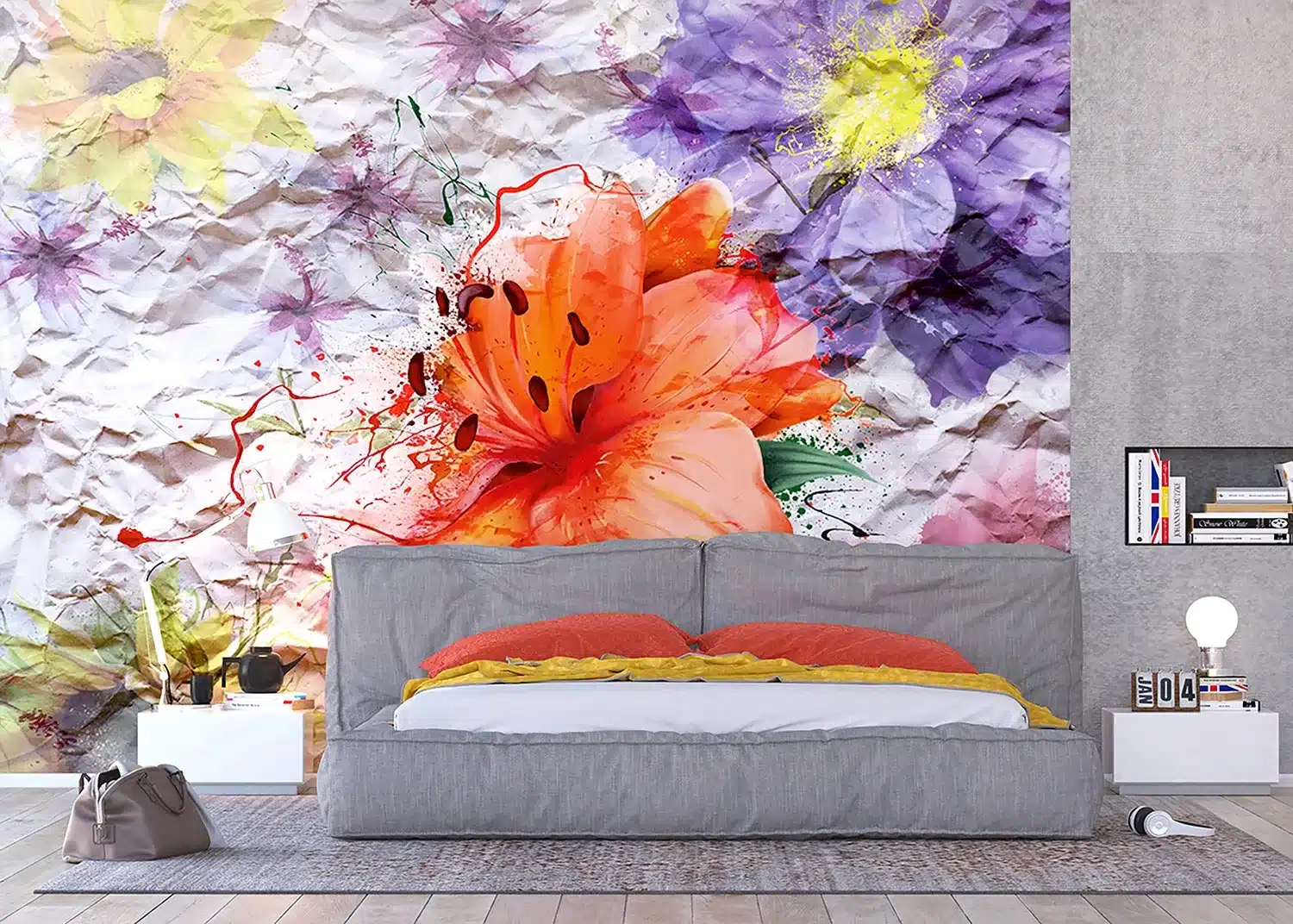 Paper Flowers | Made-to-Measure Wallpaper | Artlook | FTNXXL 1223