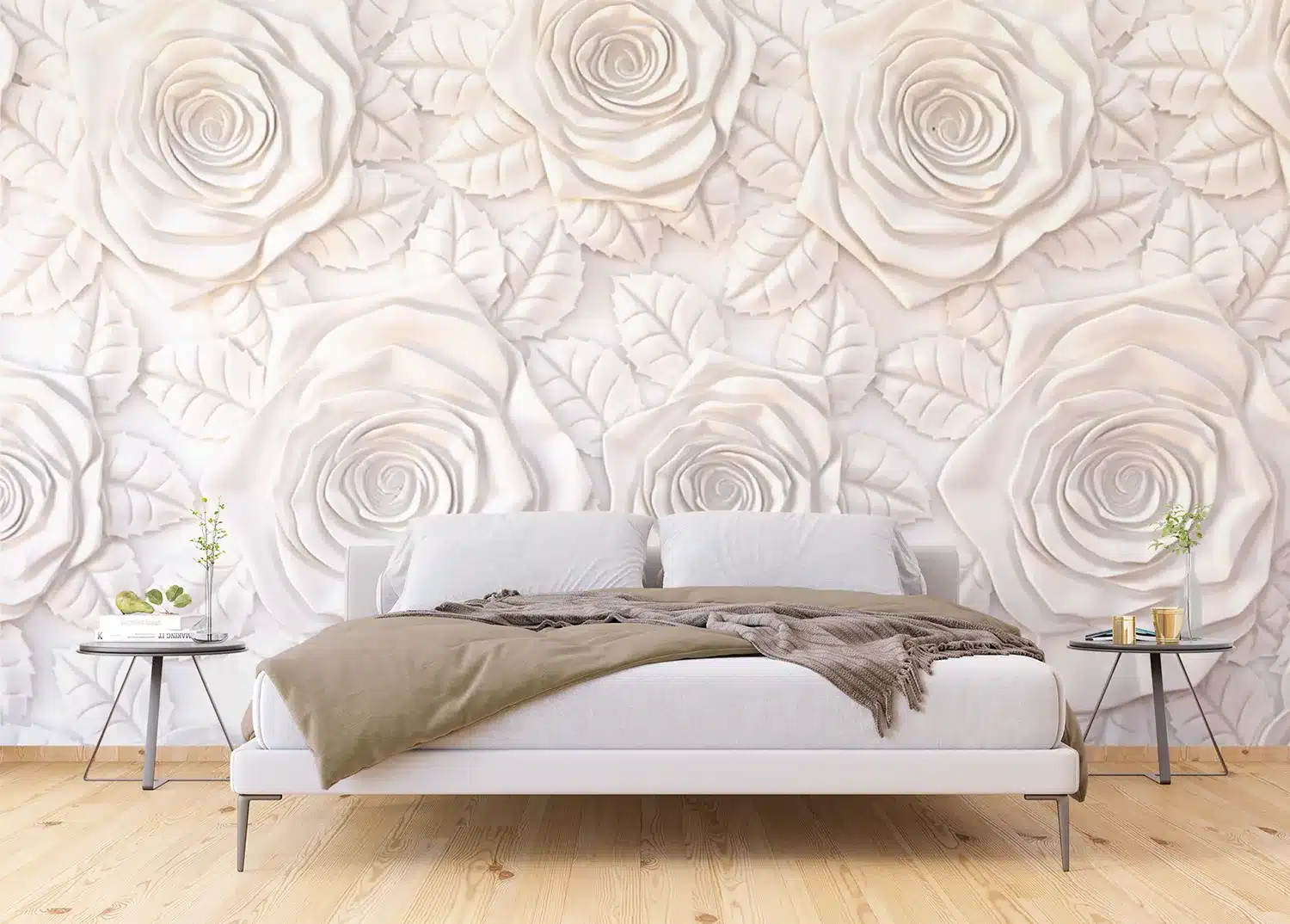 Nude Roses Wall | Made-to-Measure Wallpaper | Artlook | FTNXXL 1226 2