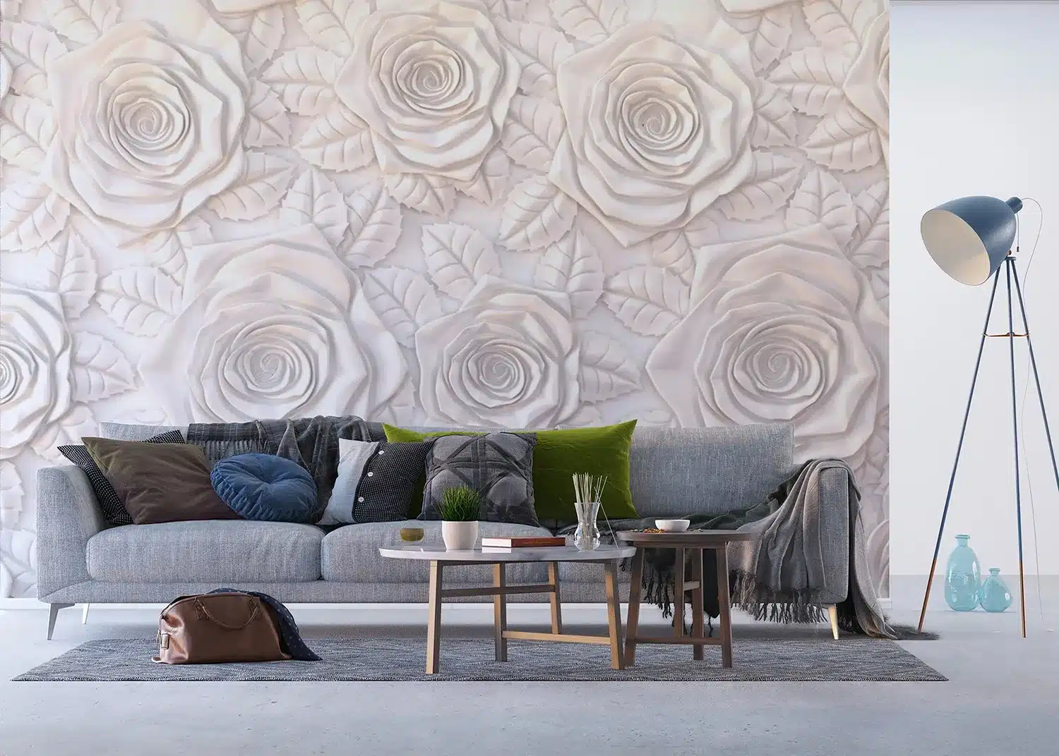 Nude Roses Wall | Made-to-Measure Wallpaper | Artlook | FTNXXL 1226 8