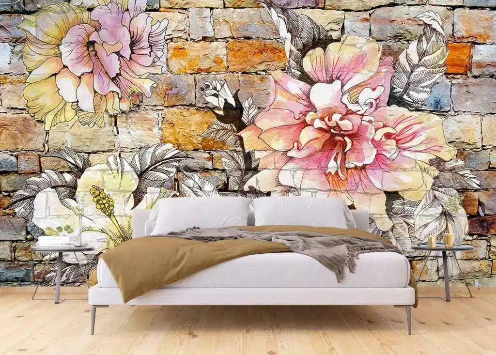 Wall Mural Flowers, Made to Measure, FTNXXL 1227 3