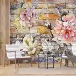 Wall Mural Flowers, 375 x 270 cm, FTNXXL 1227