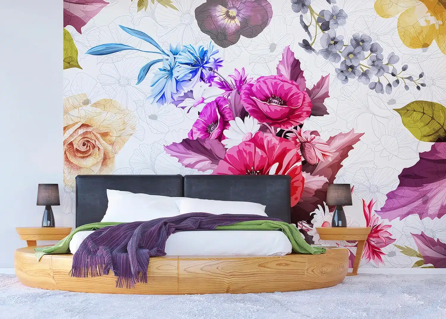 Pied Flowers | Made-to-Measure Wallpaper | Artlook | FTNXXL 1229 5