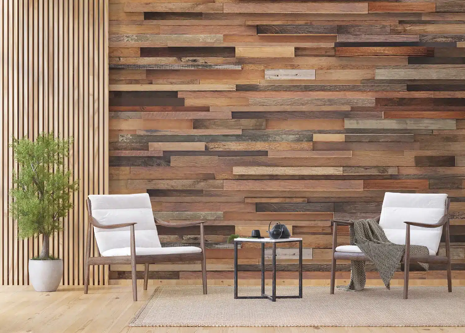 3D Wooden Wall | Made-to-Measure Wallpaper | Artlook | FTNXXL 1235 2