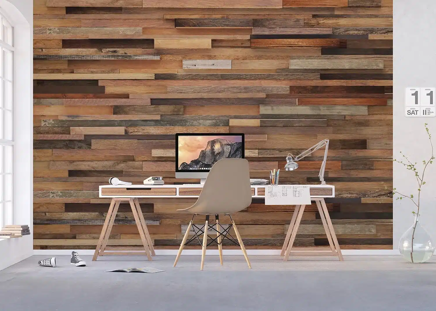 3D Wooden Wall | Made-to-Measure Wallpaper | Artlook | FTNXXL 1235 6