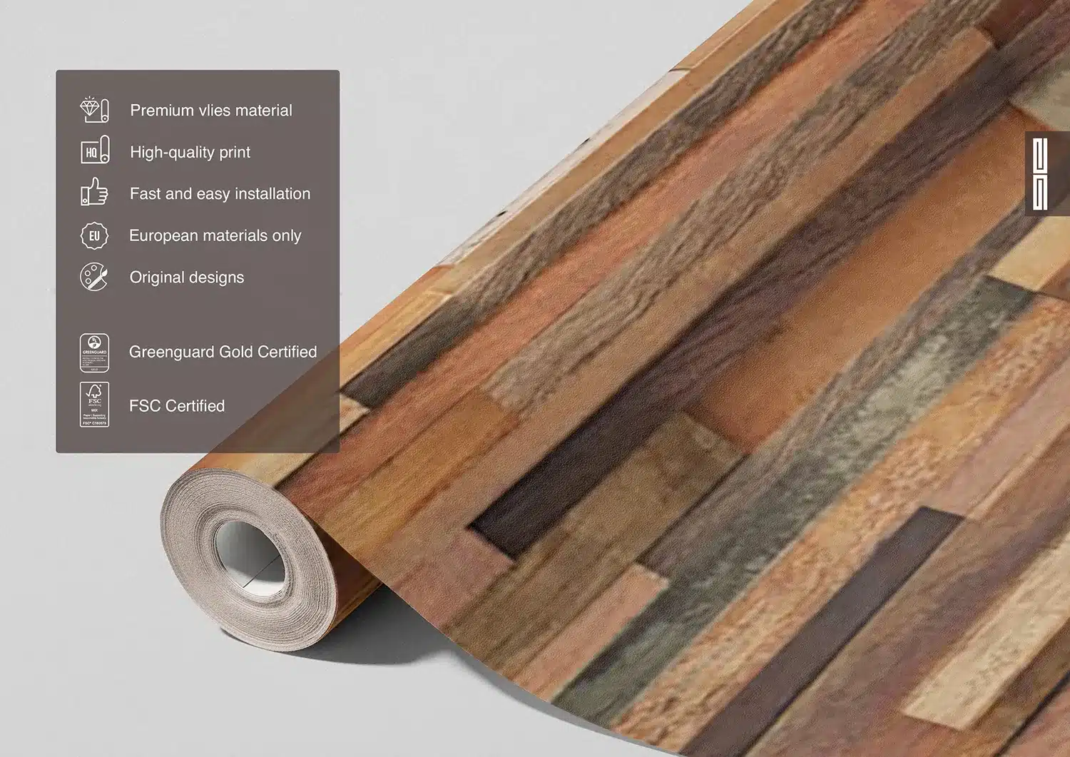 3D Wooden Wall | Made-to-Measure Wallpaper | Artlook | FTNXXL 1235 7