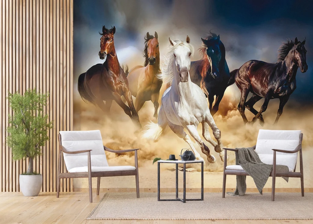 Wall Mural Horses, Made to Measure, FTNXXL 1239