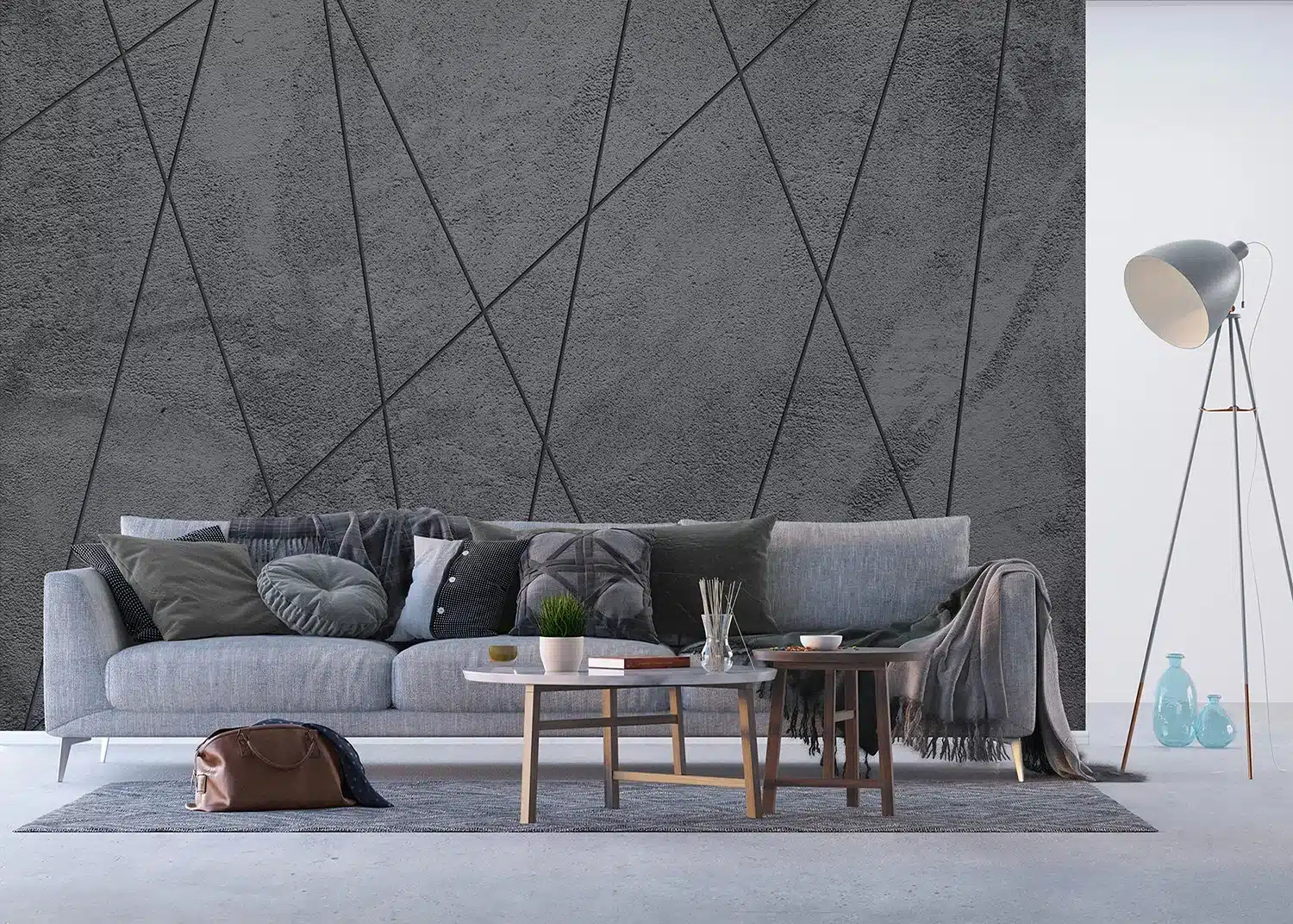 Concrete Lines | Made-to-Measure Wallpaper | Artlook | FTNXXL 1241 4