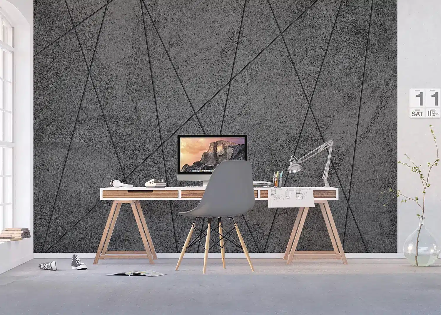 Concrete Lines | Made-to-Measure Wallpaper | Artlook | FTNXXL 1241 6