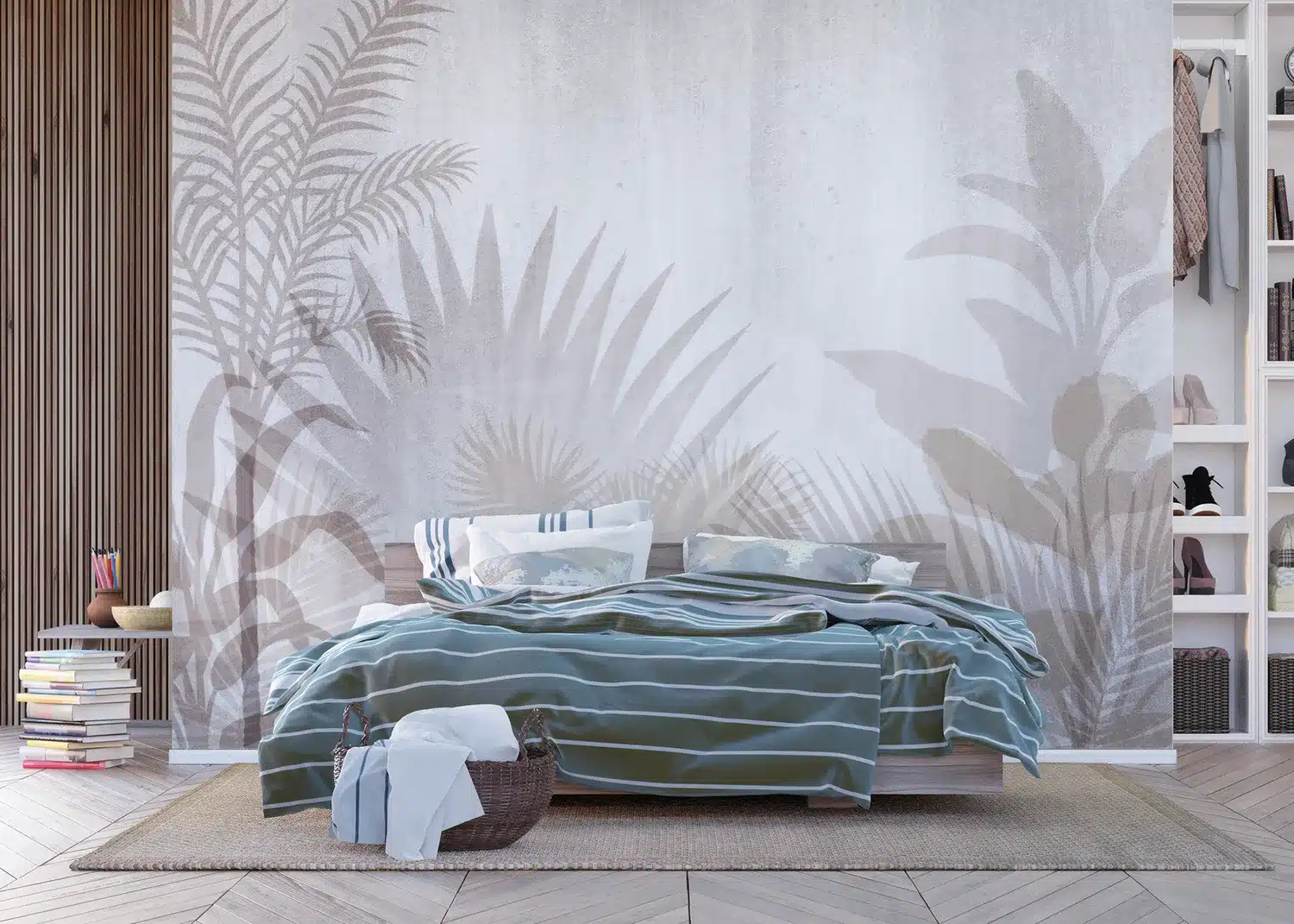 Leaves Silhouettes | Made-to-Measure Wallpaper | Artlook | FTNXXL 1242 5