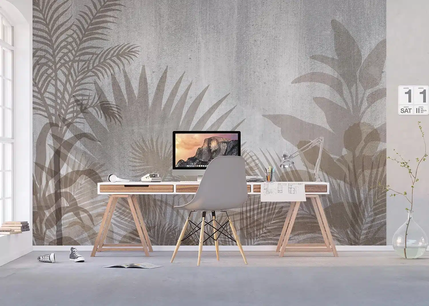 Leaves Silhouettes | Made-to-Measure Wallpaper | Artlook | FTNXXL 1242 6