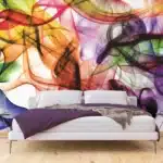 Wall Mural Colorful Smoke, 375 x 270 cm, FTNXXL 1243