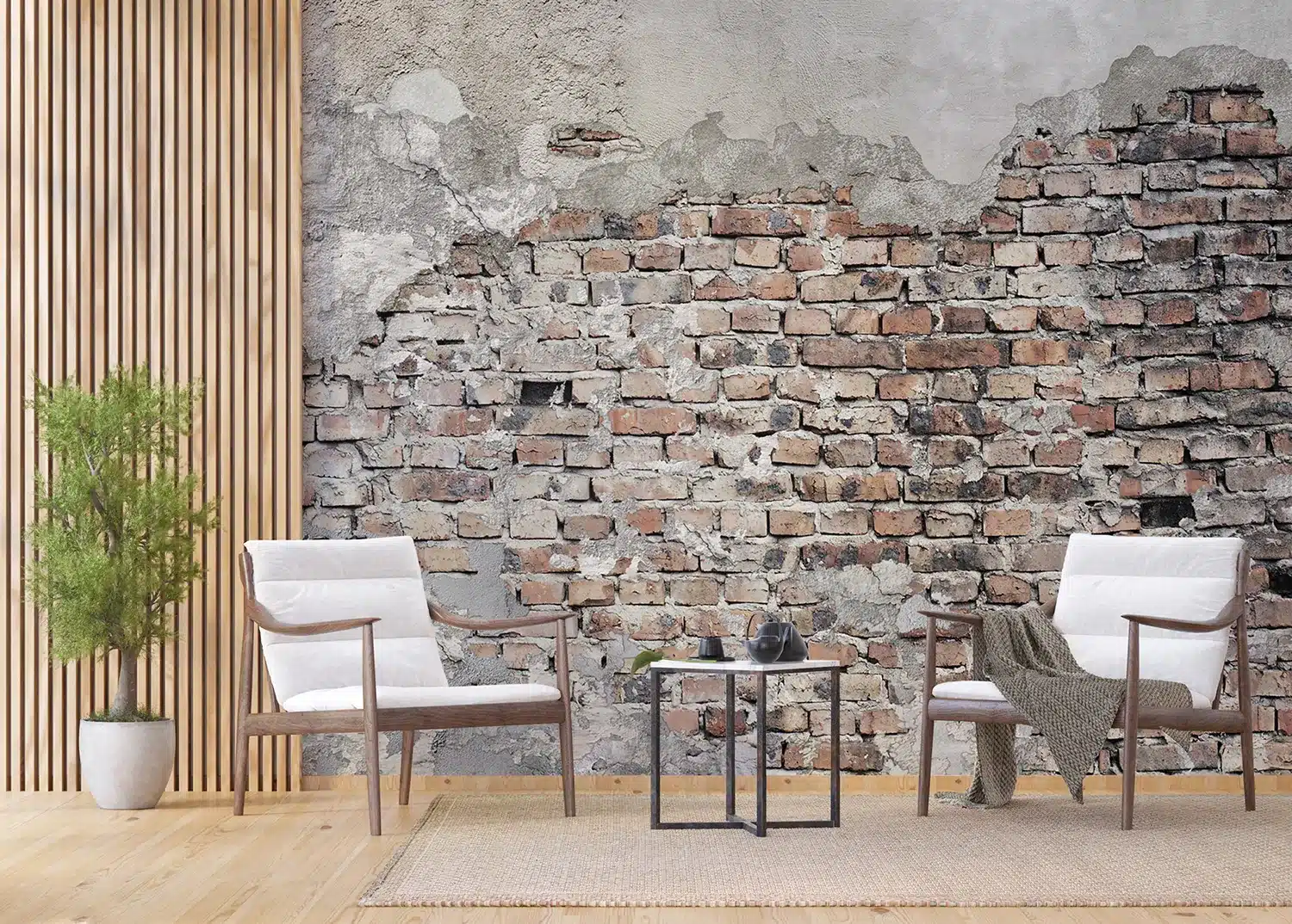Bricks and Concrete | Made-to-Measure Wallpaper | Artlook | FTNXXL 1244 2