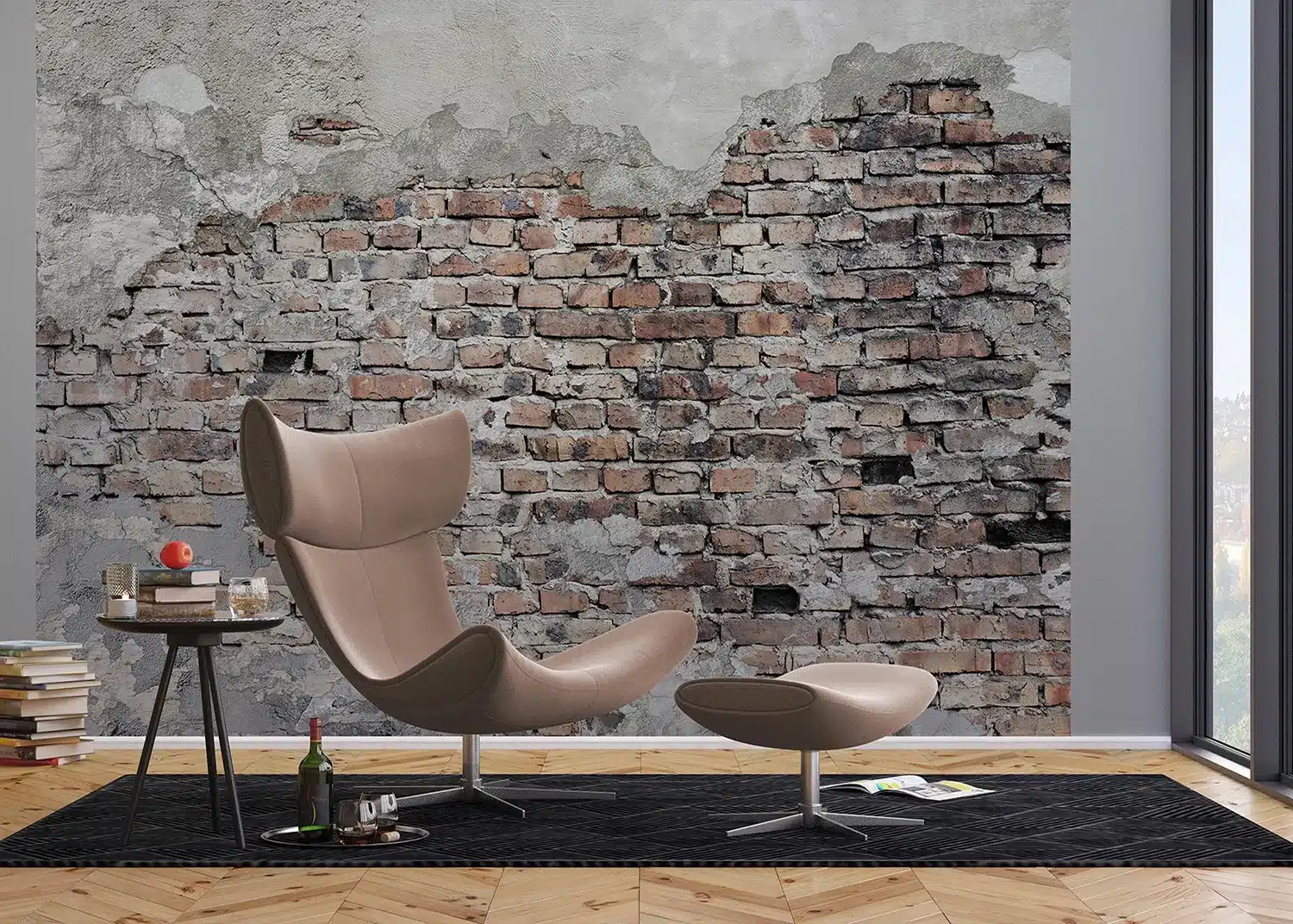 Bricks and Concrete | Made-to-Measure Wallpaper | Artlook | FTNXXL 1244 3
