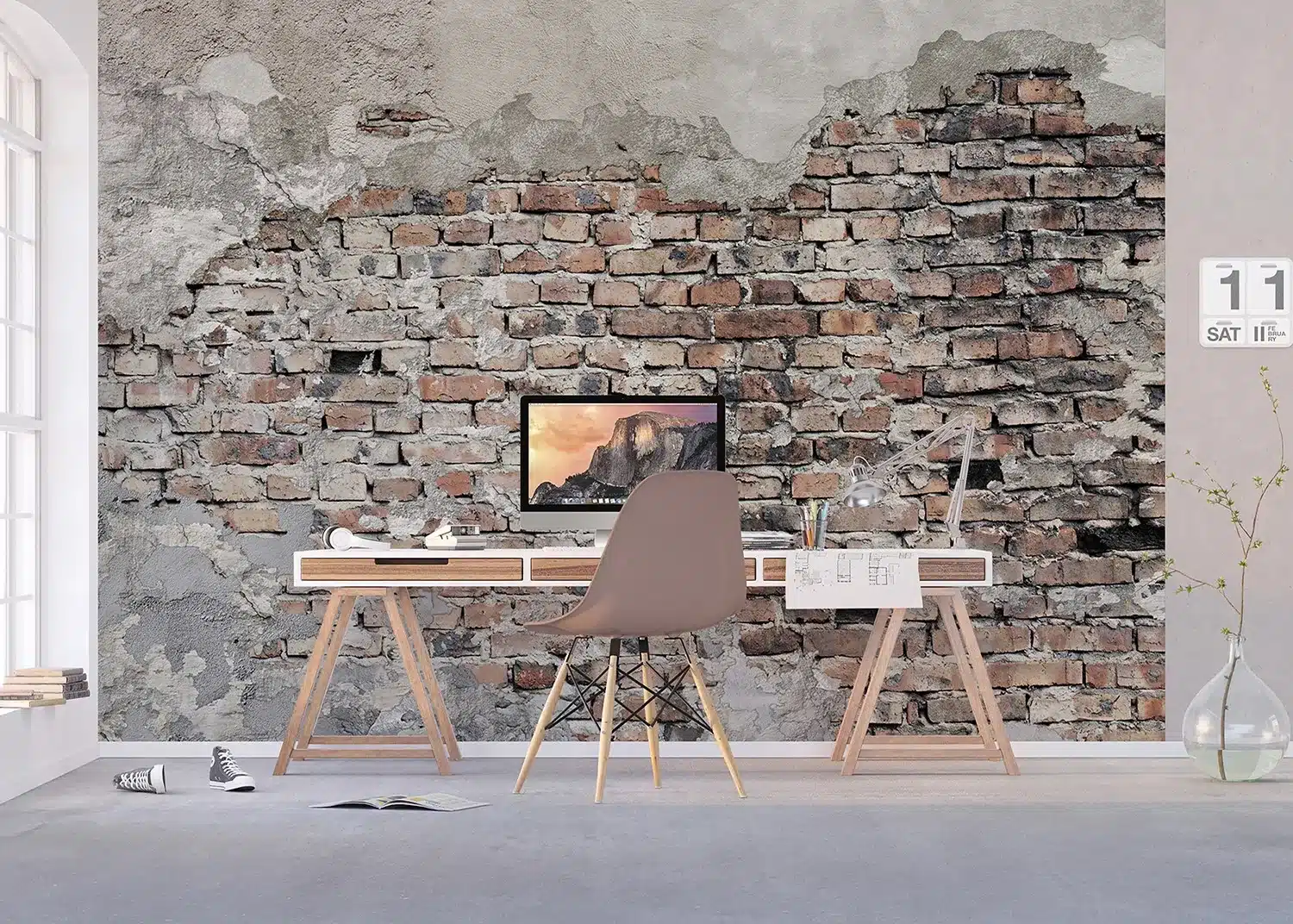 Bricks and Concrete | Made-to-Measure Wallpaper | Artlook | FTNXXL 1244 5