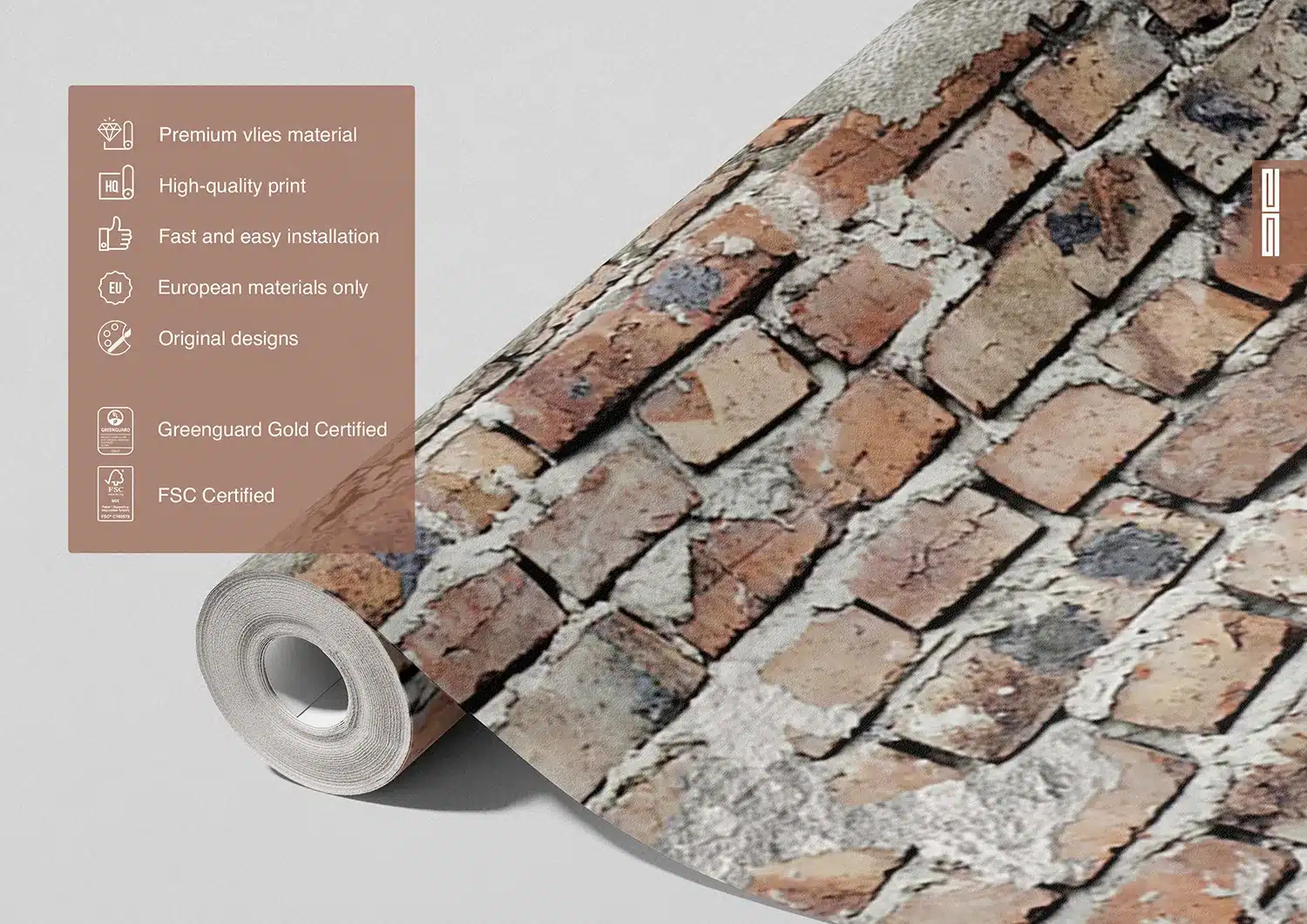 Bricks and Concrete | Made-to-Measure Wallpaper | Artlook | FTNXXL 1244 8