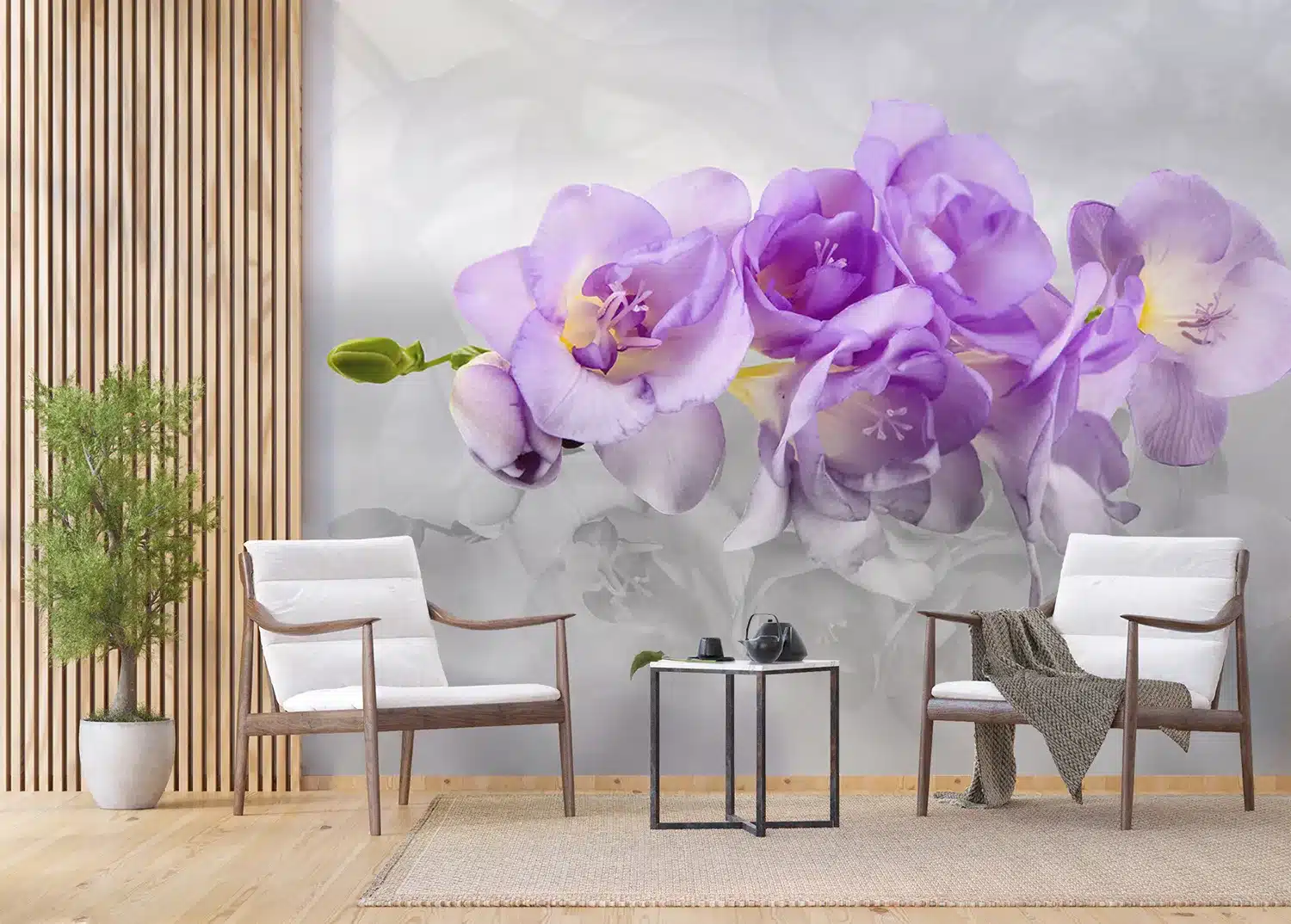 Violet Orchids | Made-to-Measure Wallpaper | Artlook | FTNXXL 2400 2